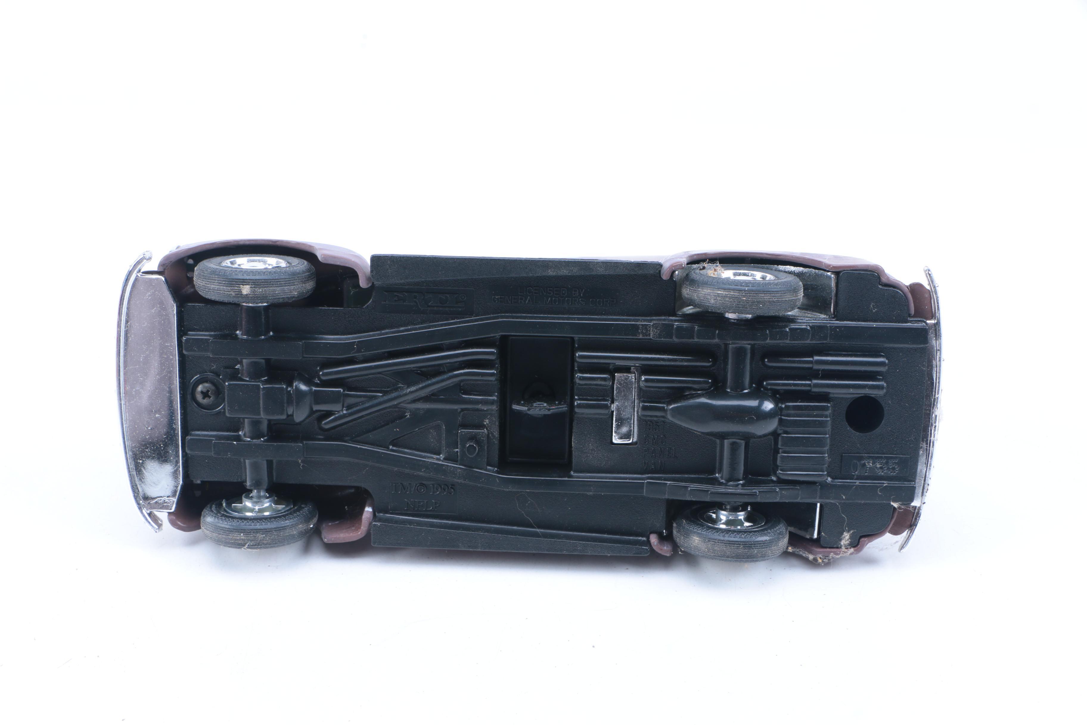 Collection of Cleveland Browns Die-Cast Vehicles and Service Station