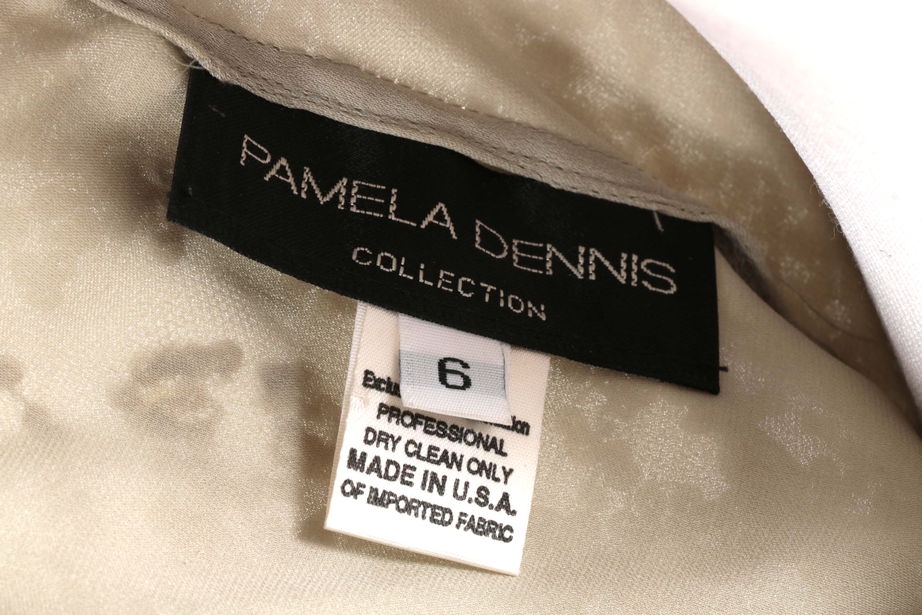 Pamela Dennis Collection Dress Embellished with Sequins