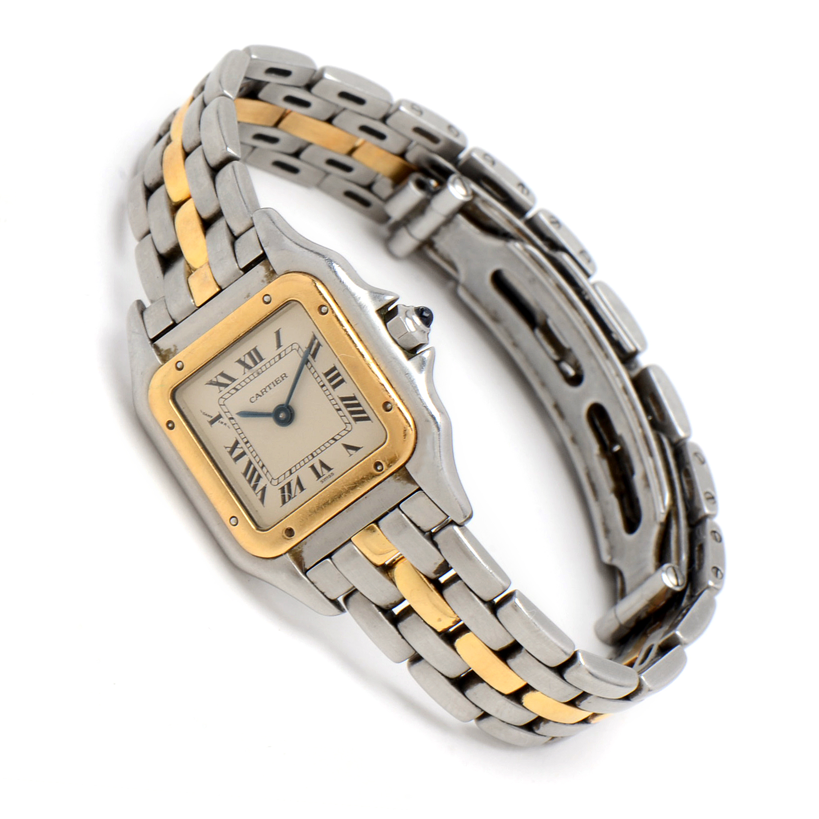 Cartier Panthère 18K Yellow Gold and Stainless Steel Watch