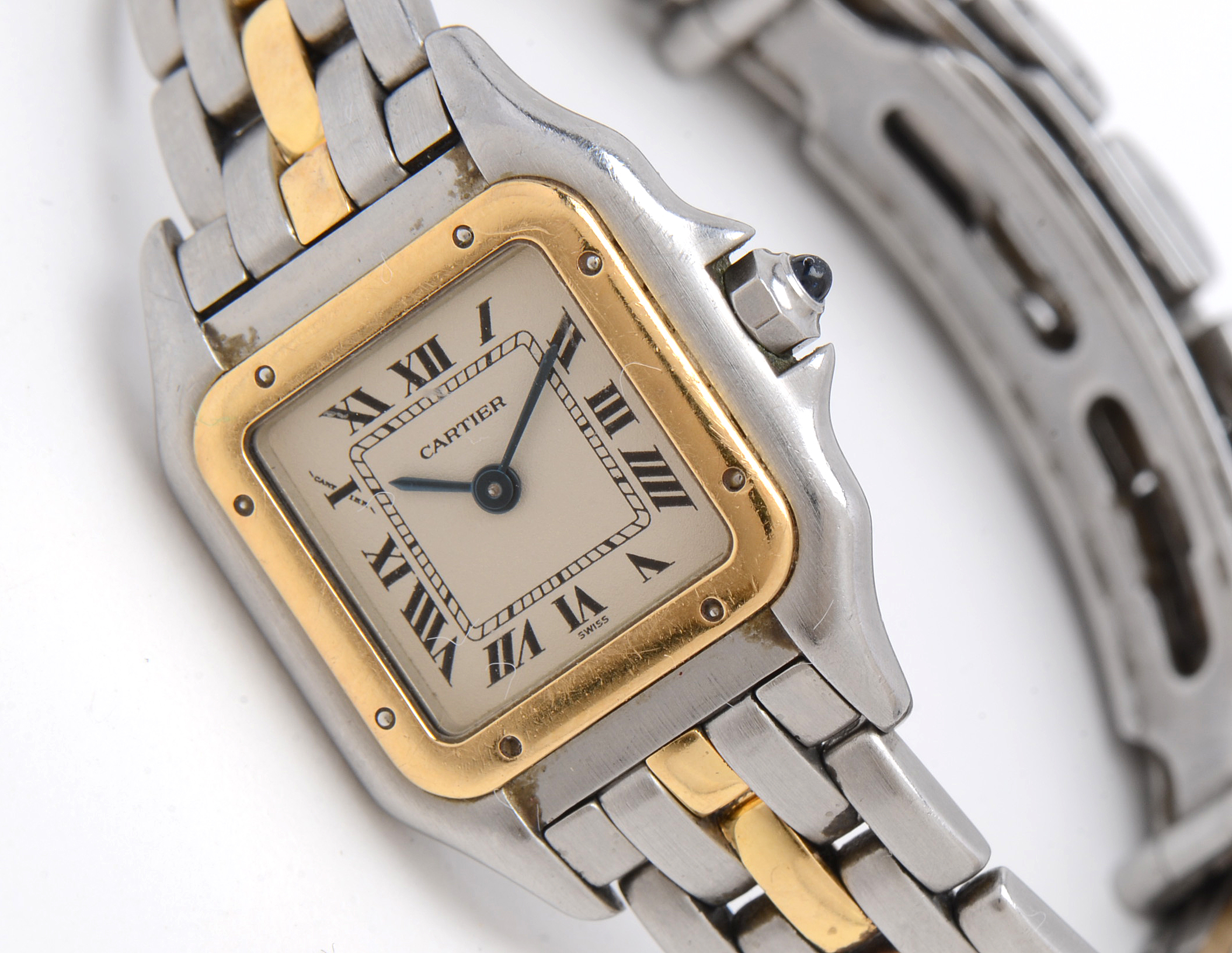 Cartier Panthère 18K Yellow Gold and Stainless Steel Watch