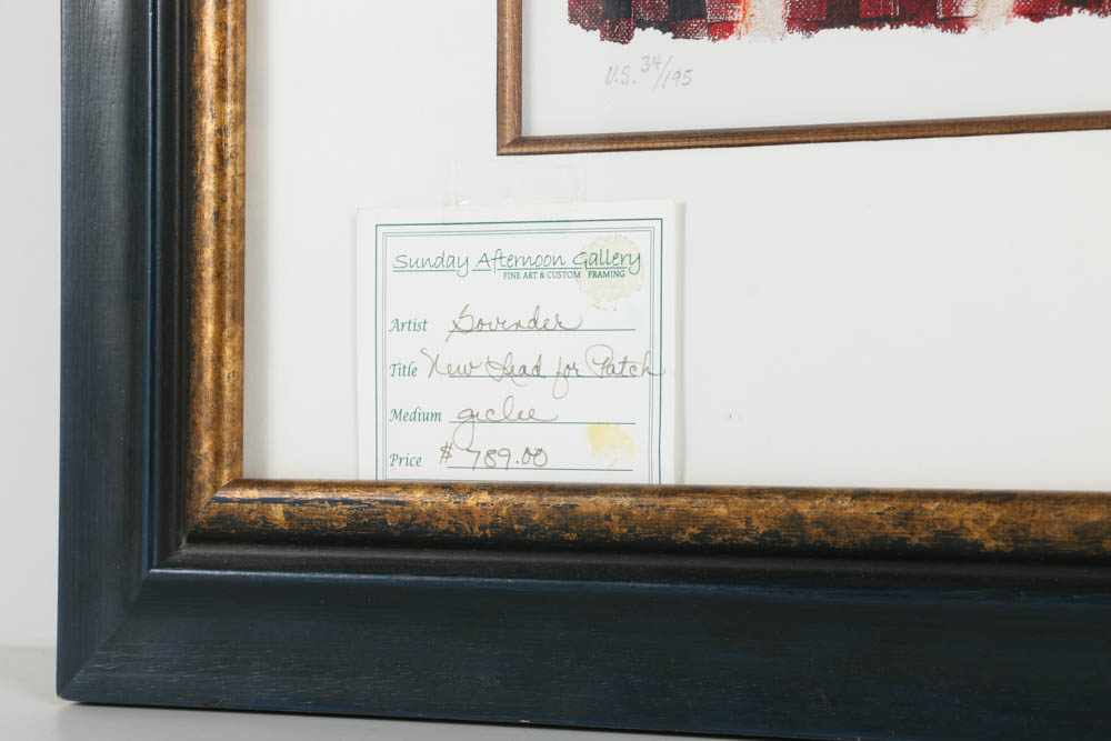 Govinder Nazran Limited Edition Giclée on Paper "A New Lead for Patch"