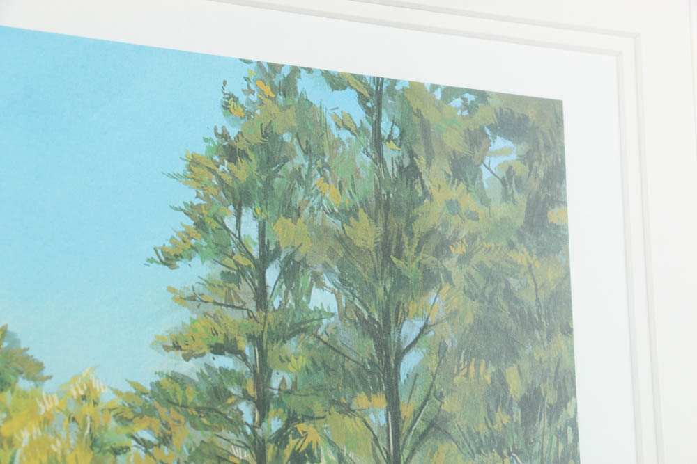 Noble Powell III Limited Edition Offset Lithograph on Paper "The 13th Hole at Augusta"