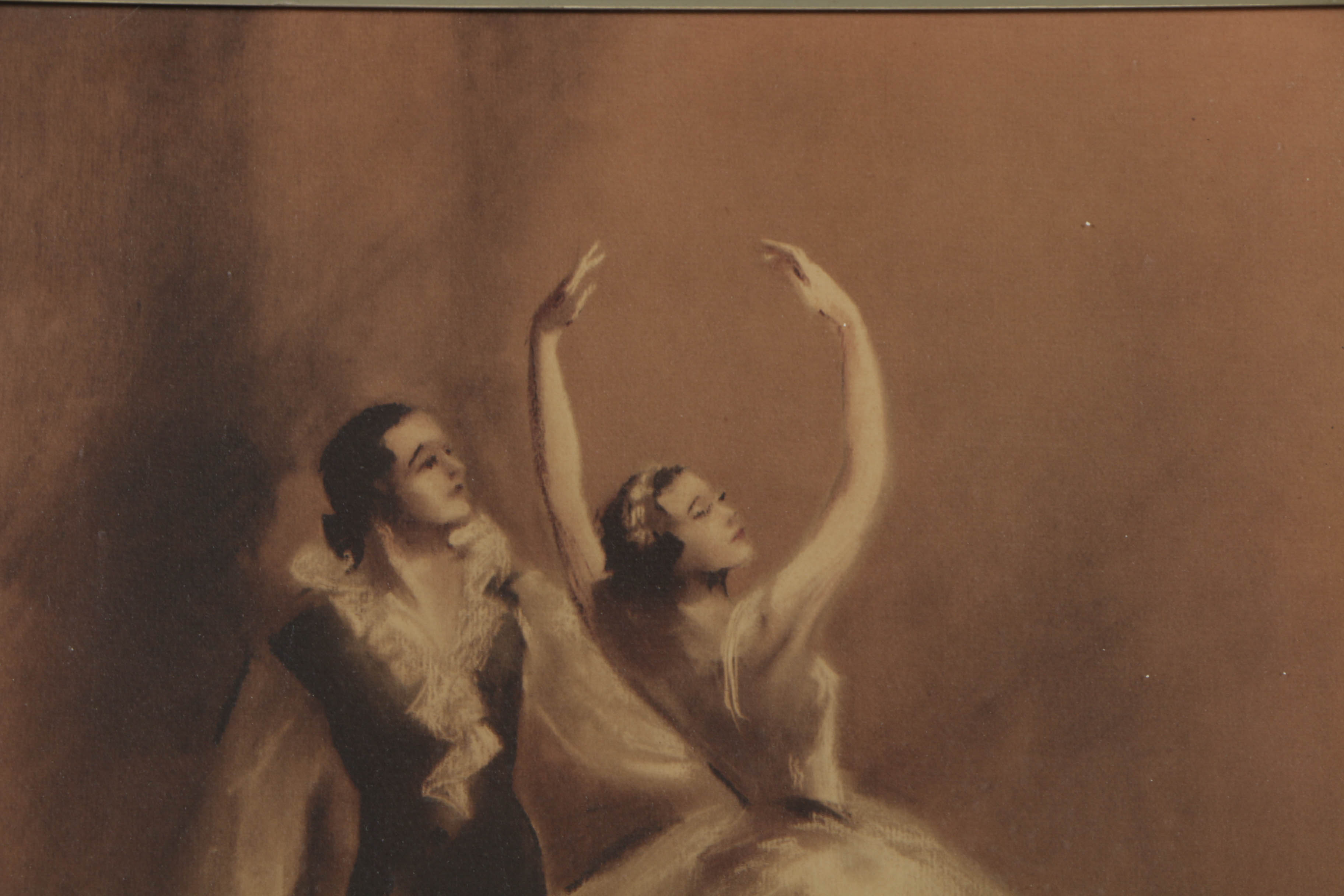 Pair of Offset Lithographs After Drawings of Ballet Dancers