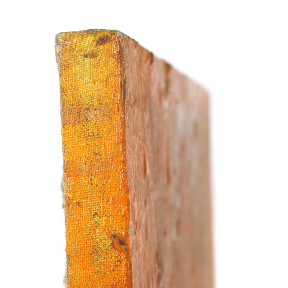 Mixed Media on Canvas of a Face