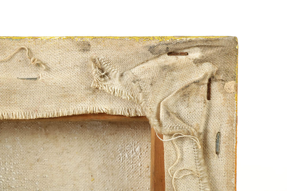 Mixed Media on Canvas of a Face