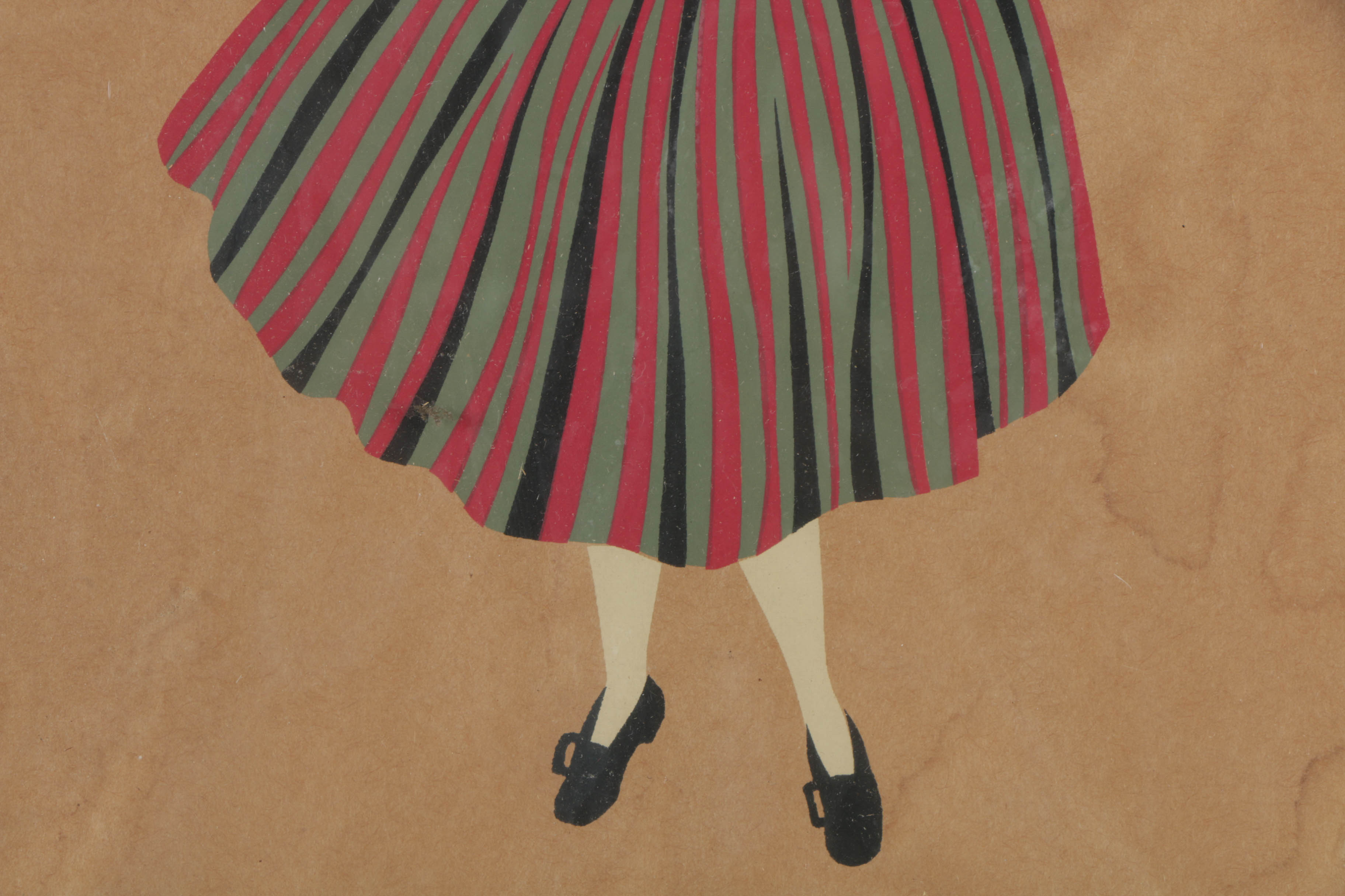 Serigraph on Paper of Fashion Illustration