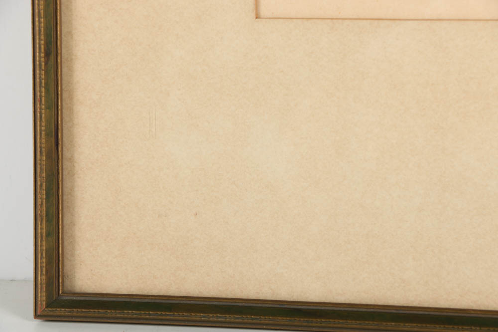 20th Century Etching on Paper with Aquatint of a Parisian Scene