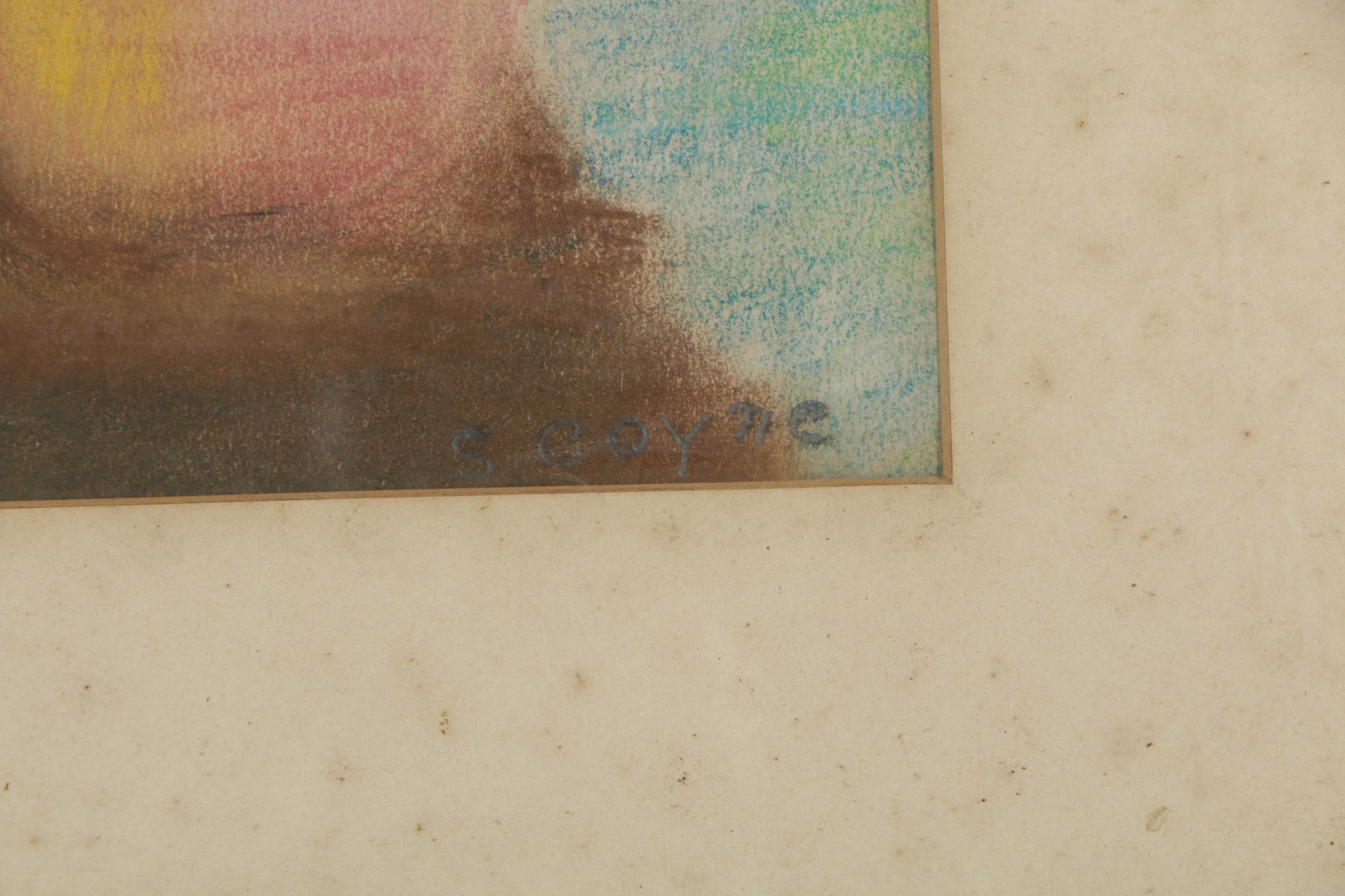 Pastel Drawing on Paper of Still Life