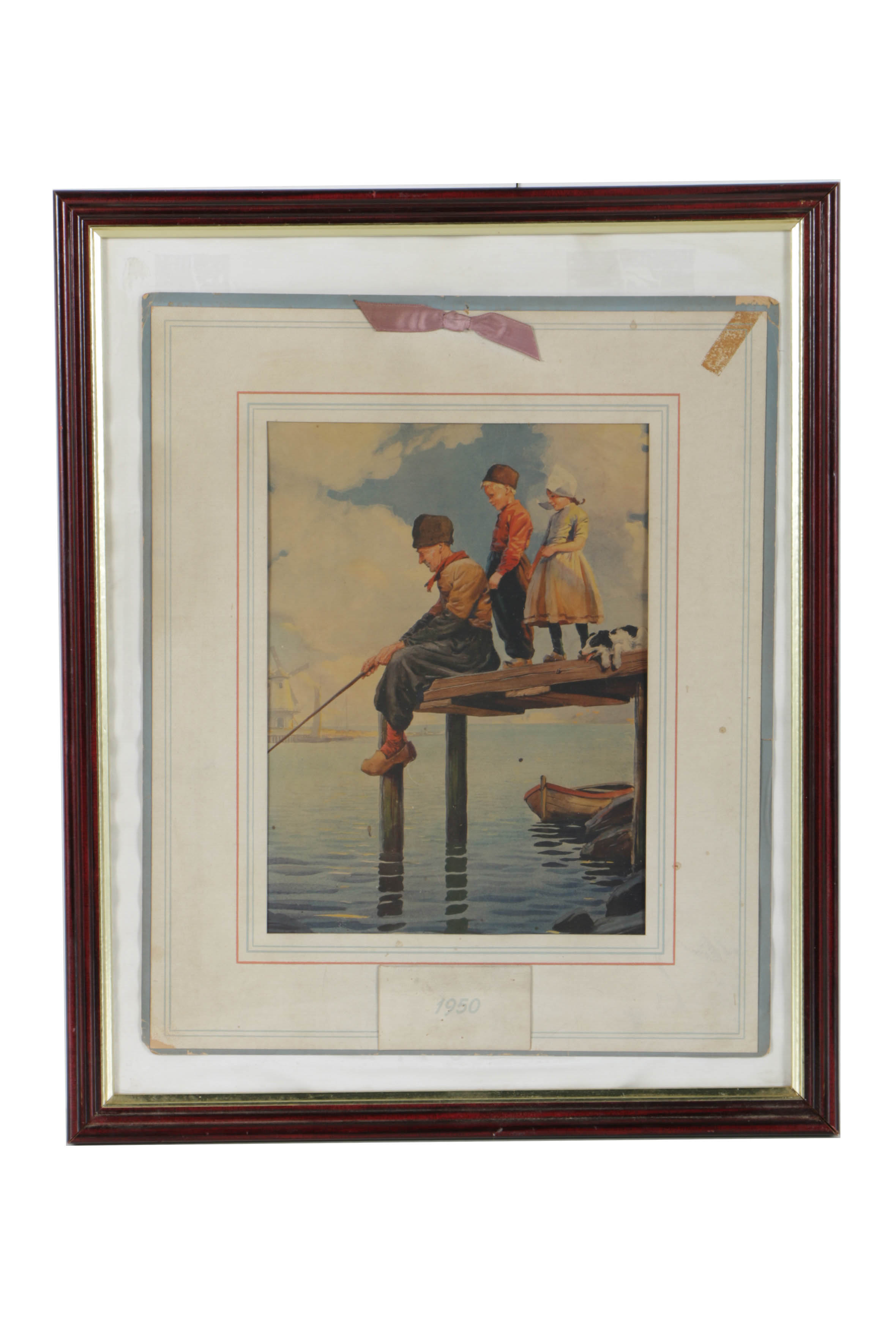 Pair of A. Karoly and L. Szanto Lithograph on Paper Genre Scenes