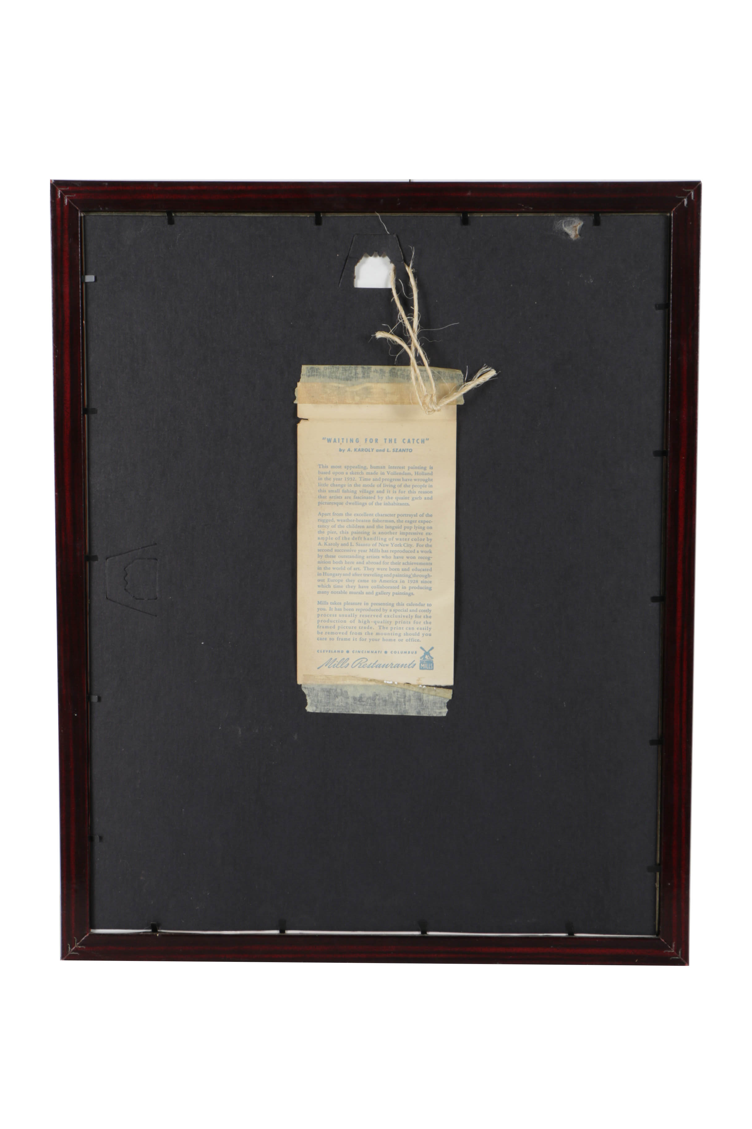 Pair of A. Karoly and L. Szanto Lithograph on Paper Genre Scenes