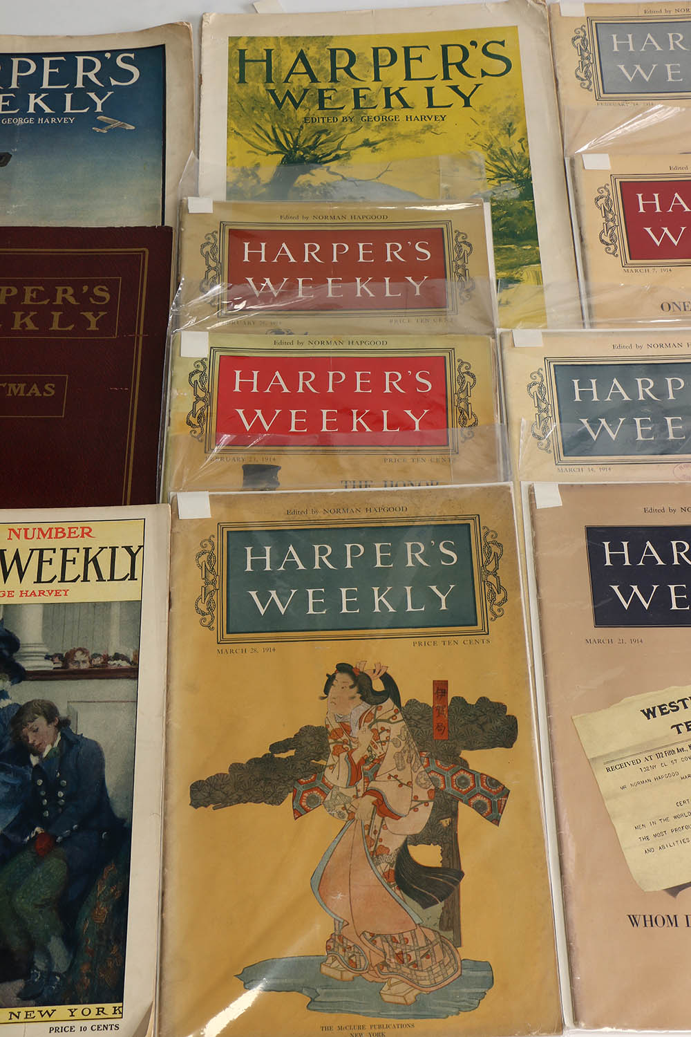 Antique Harper's Weekly Issues