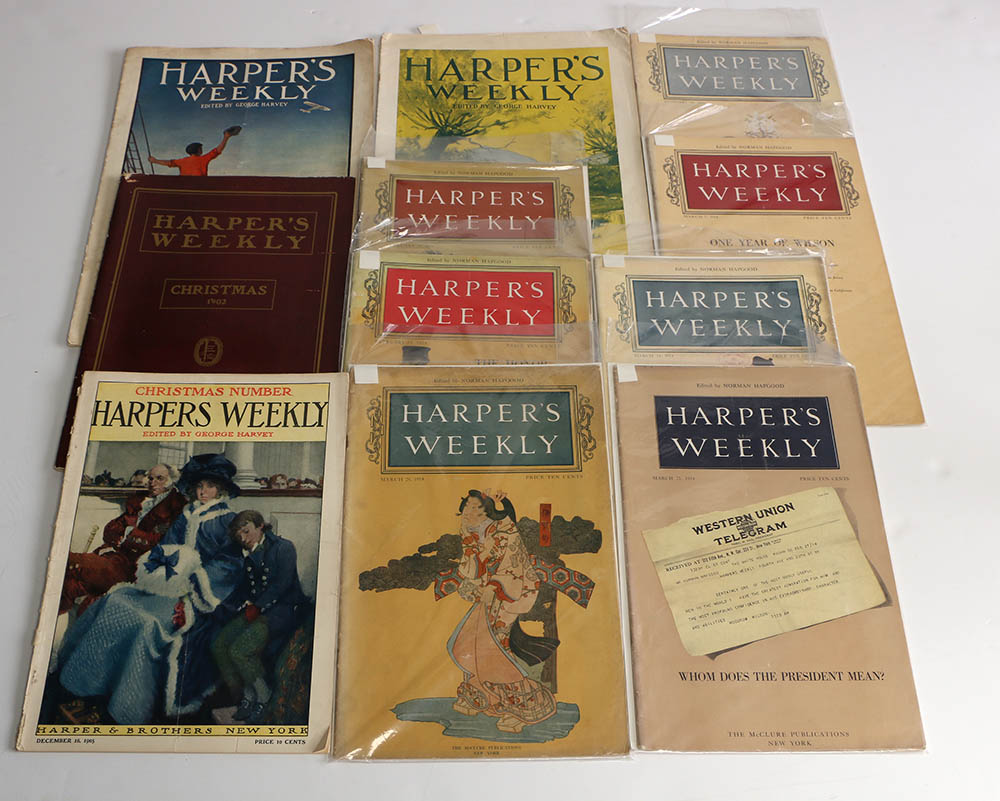 Antique Harper's Weekly Issues