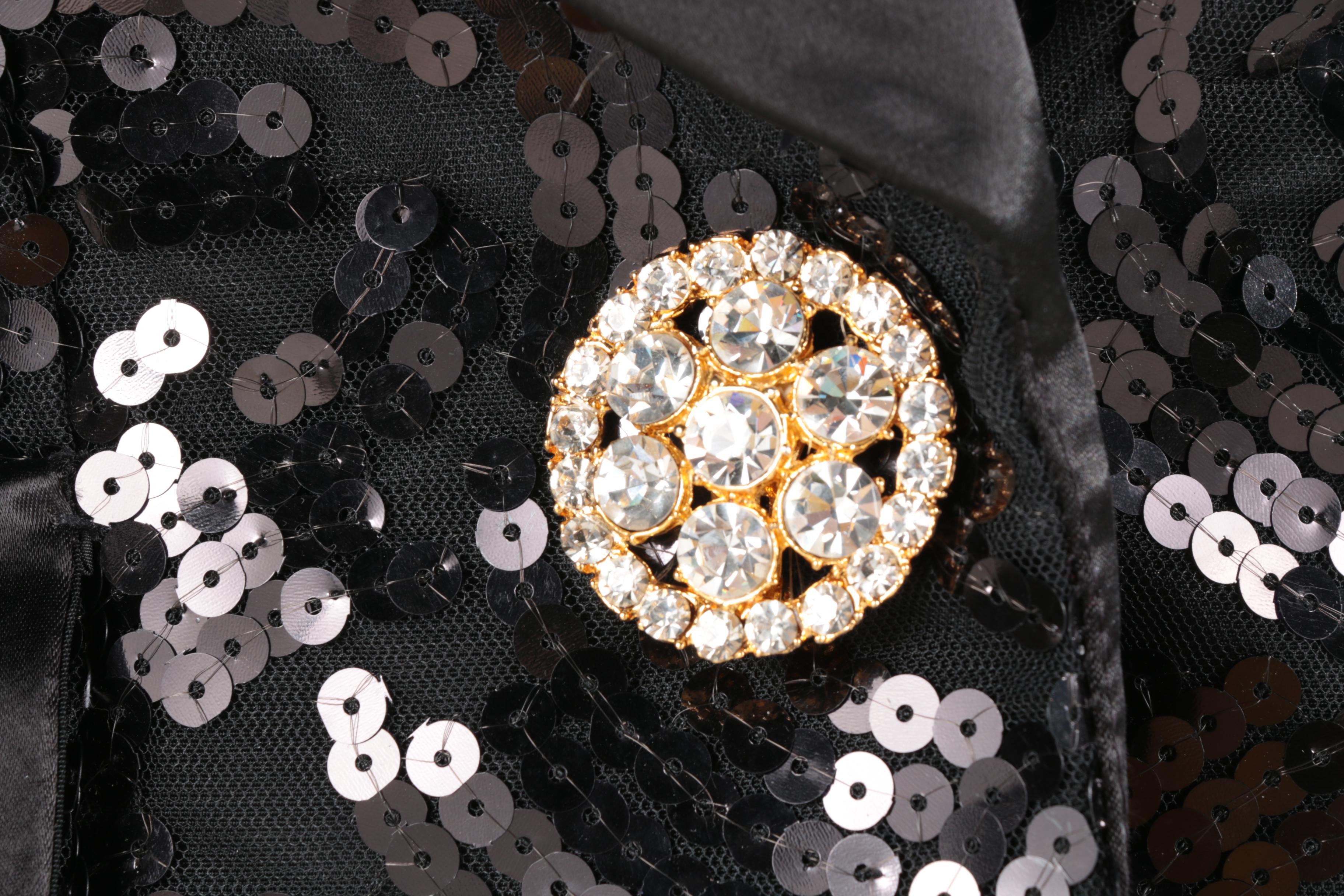 Women's Black Evening Wear Featuring Leonard Cezair Couture