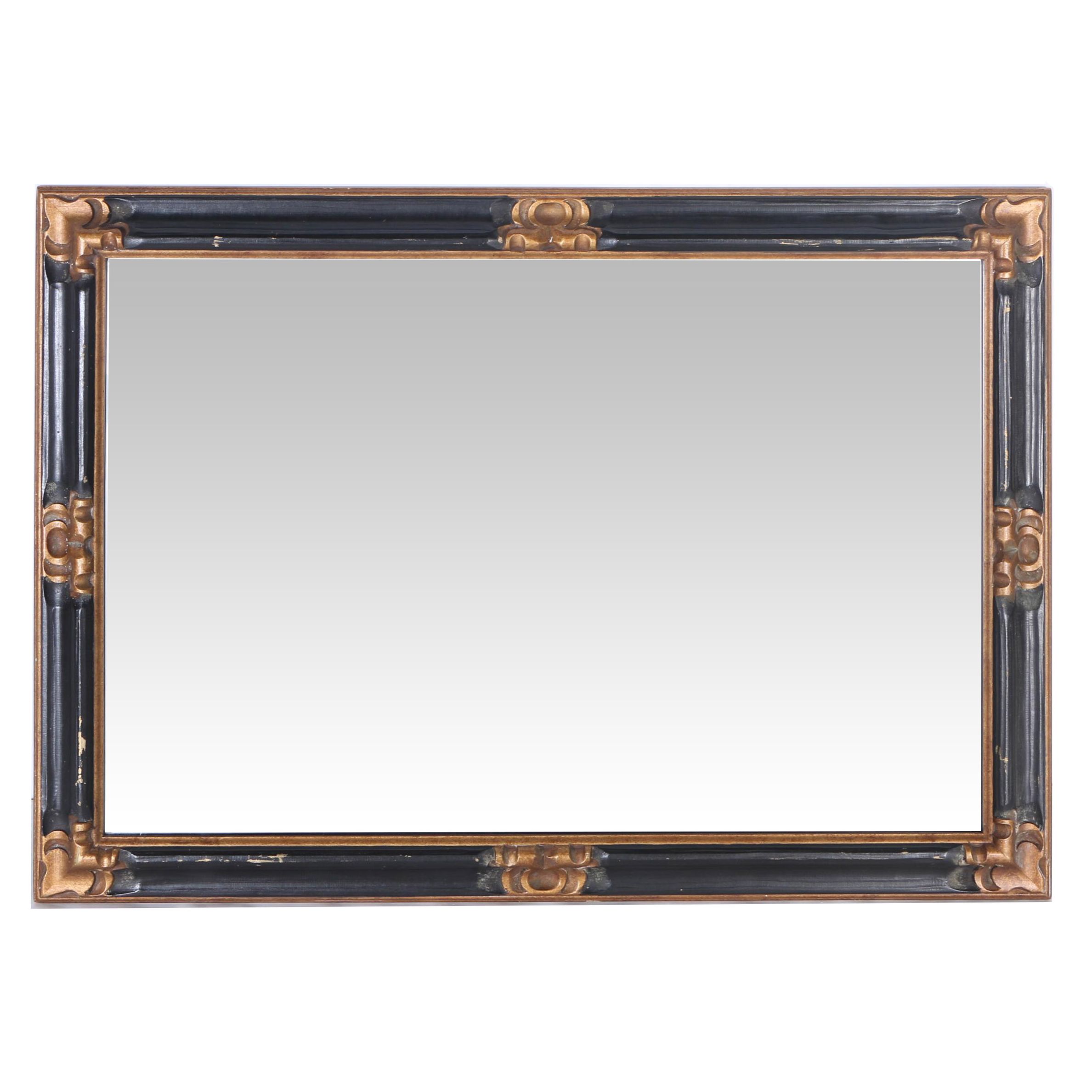 Black and Bronze Tone Wall Mirror