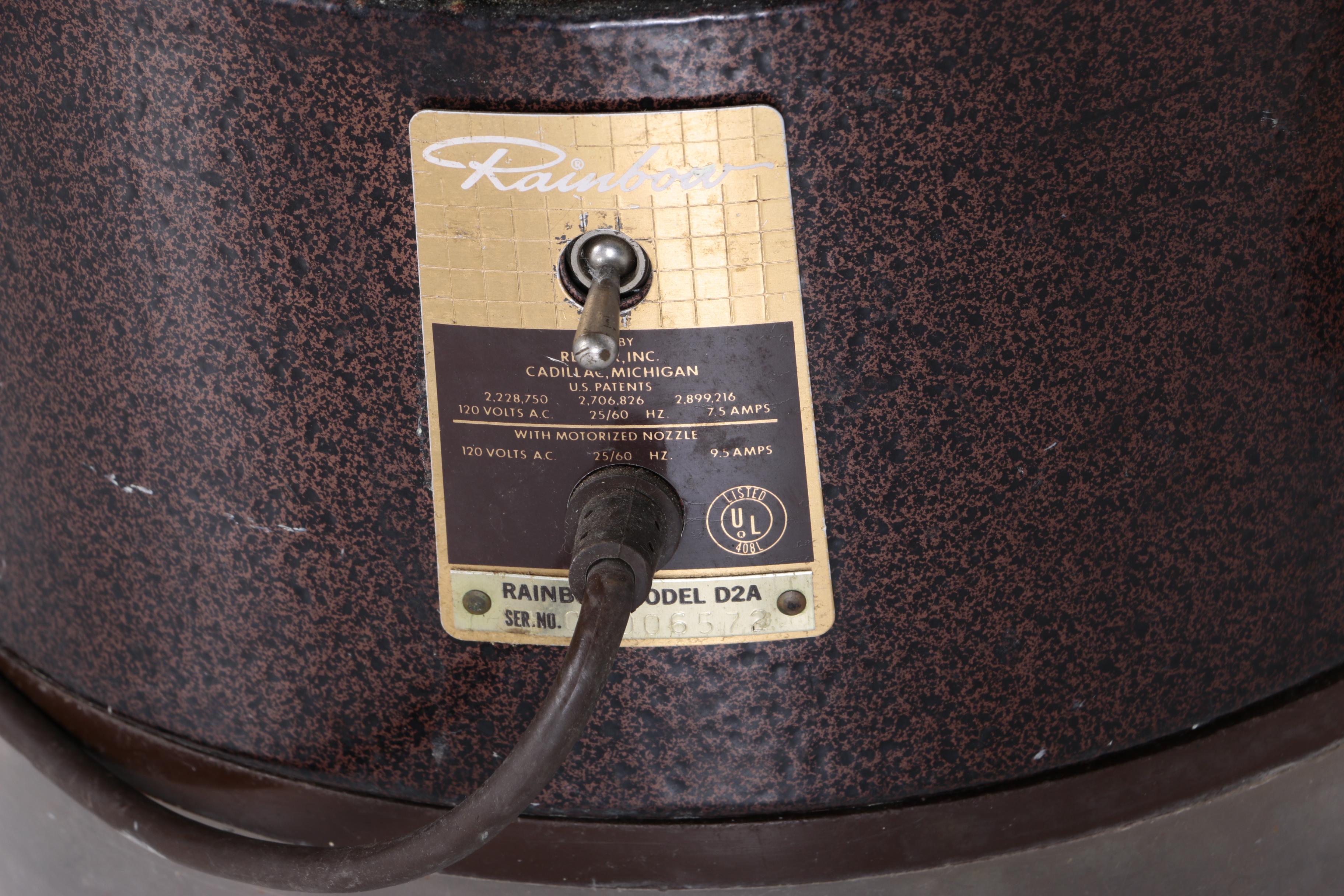 Rainbow Vacuum Cleaner Model R1024 F with Accessories