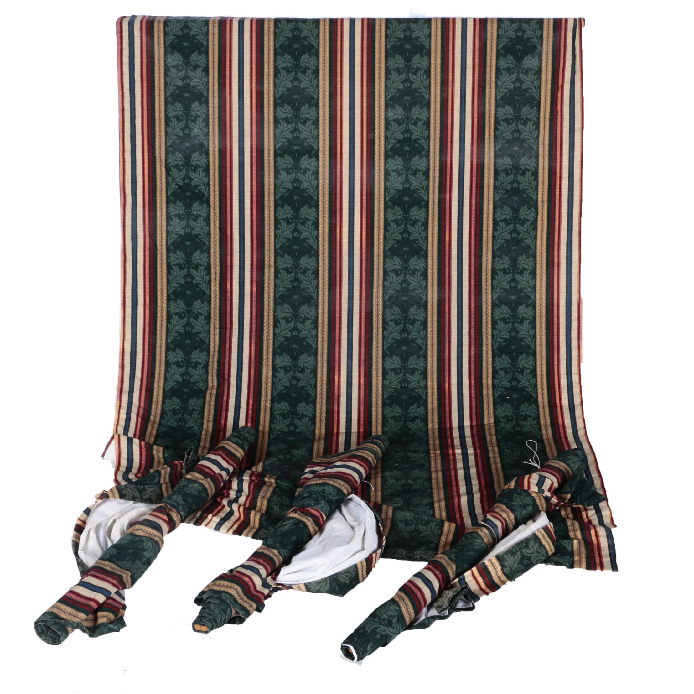 Striped Roman Shades