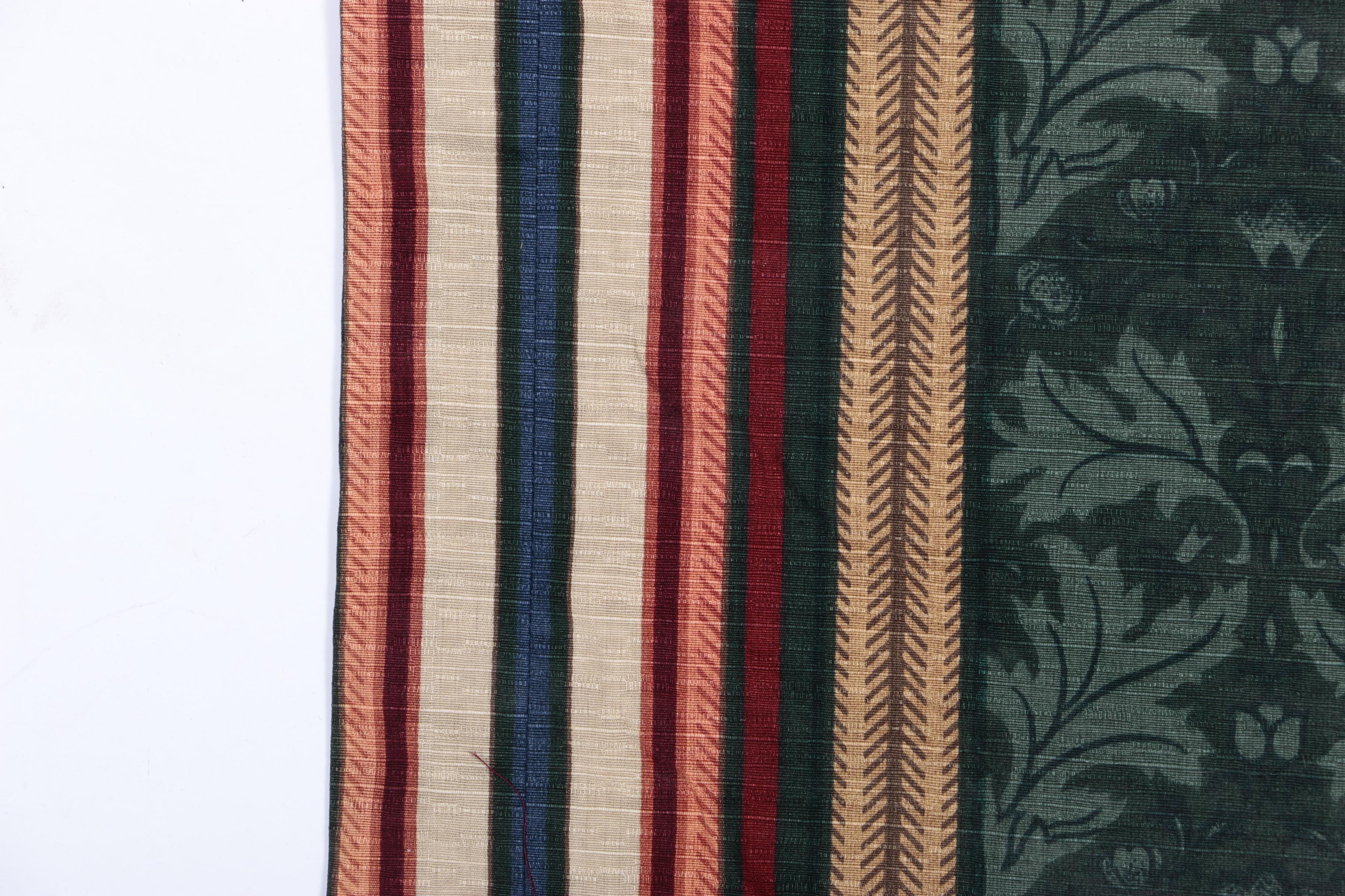 Striped Roman Shades