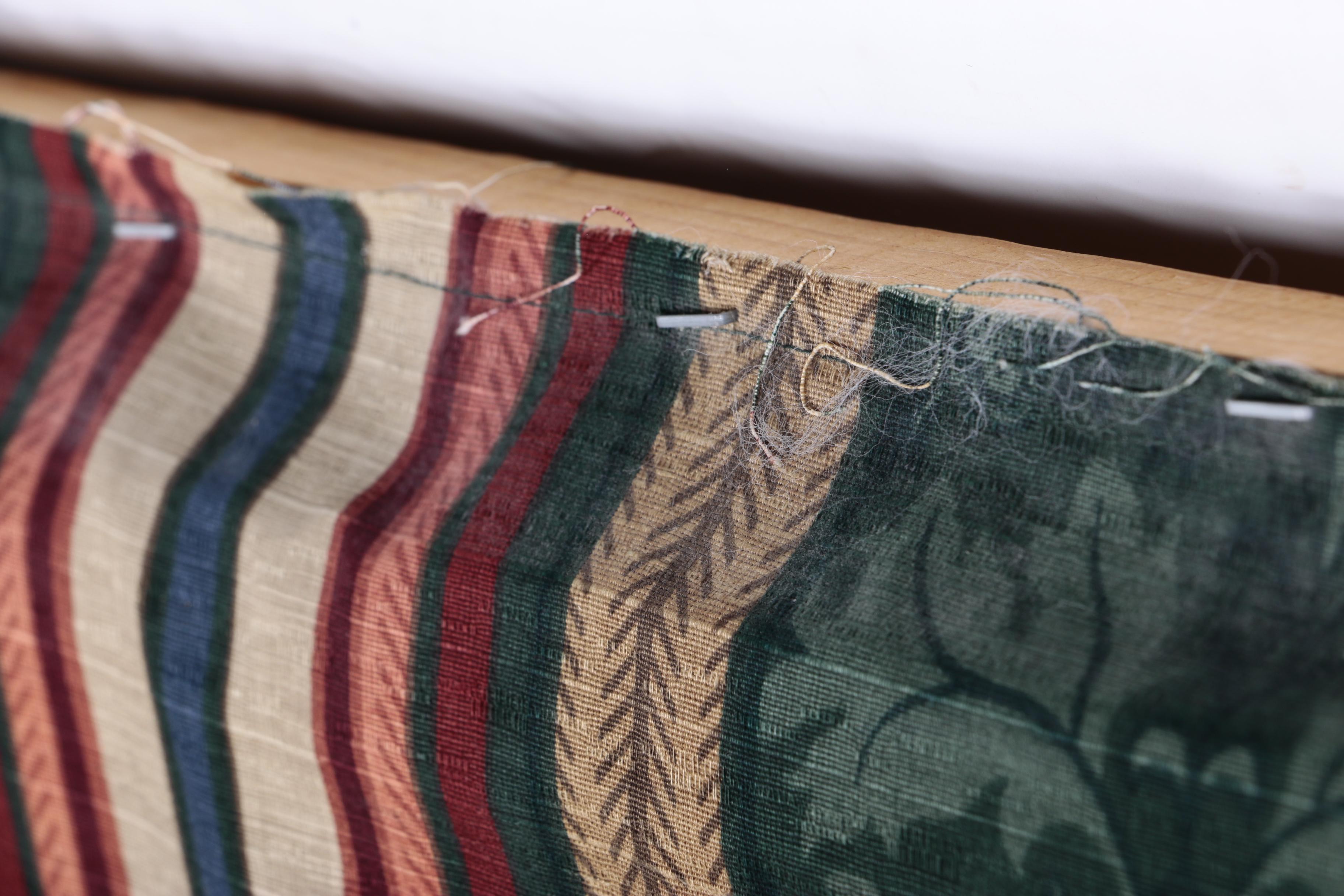 Striped Roman Shades