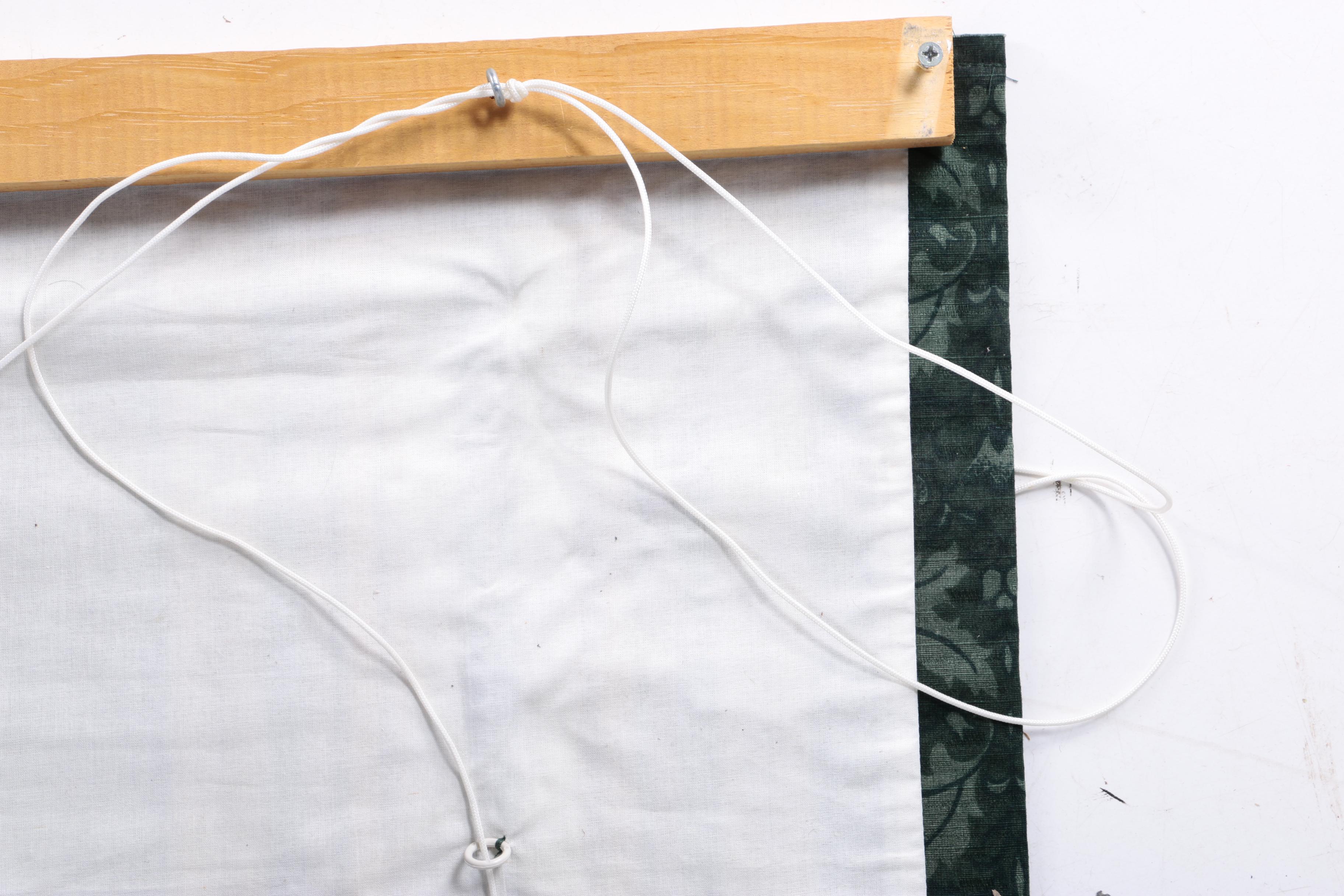 Striped Roman Shades