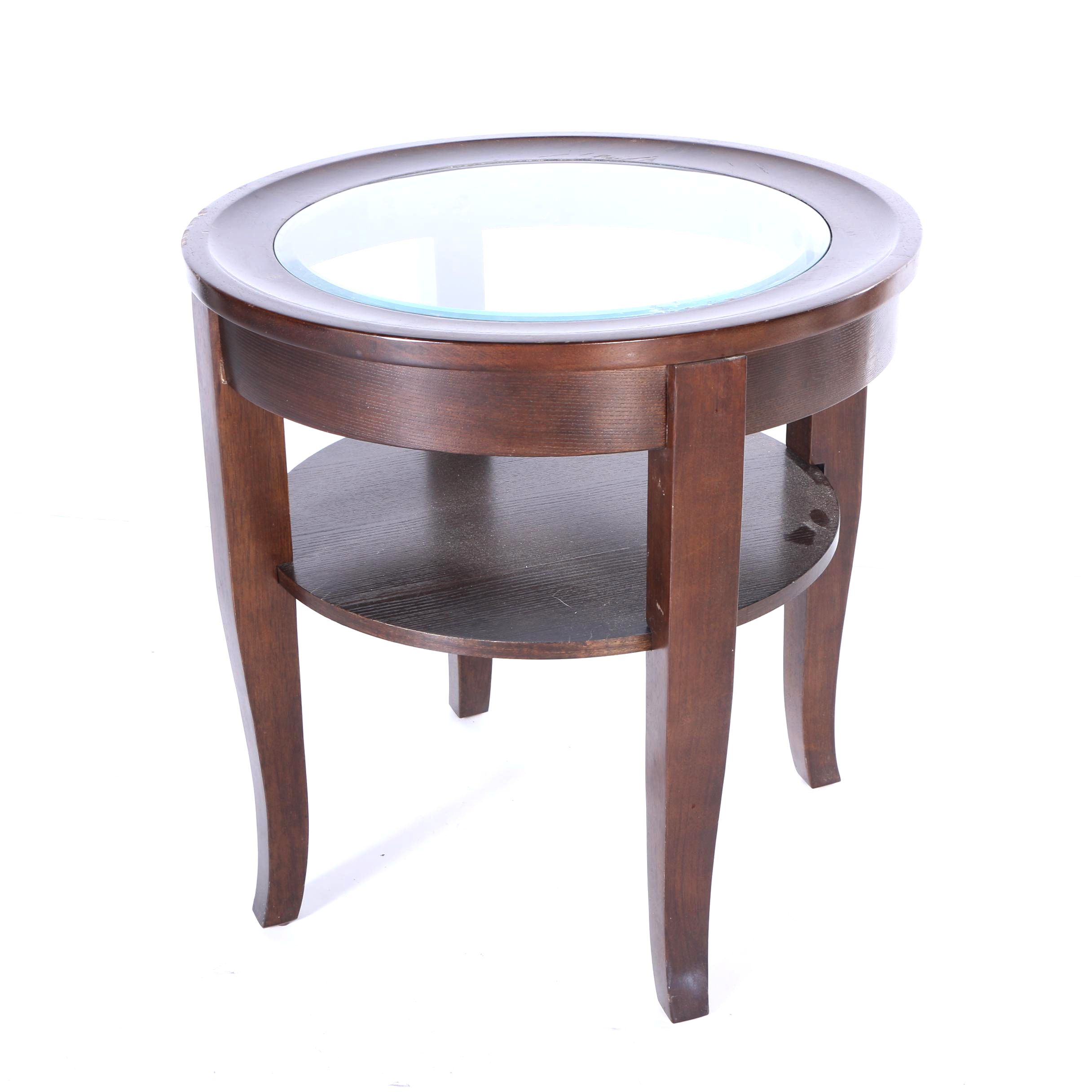 Glass Top Side Table