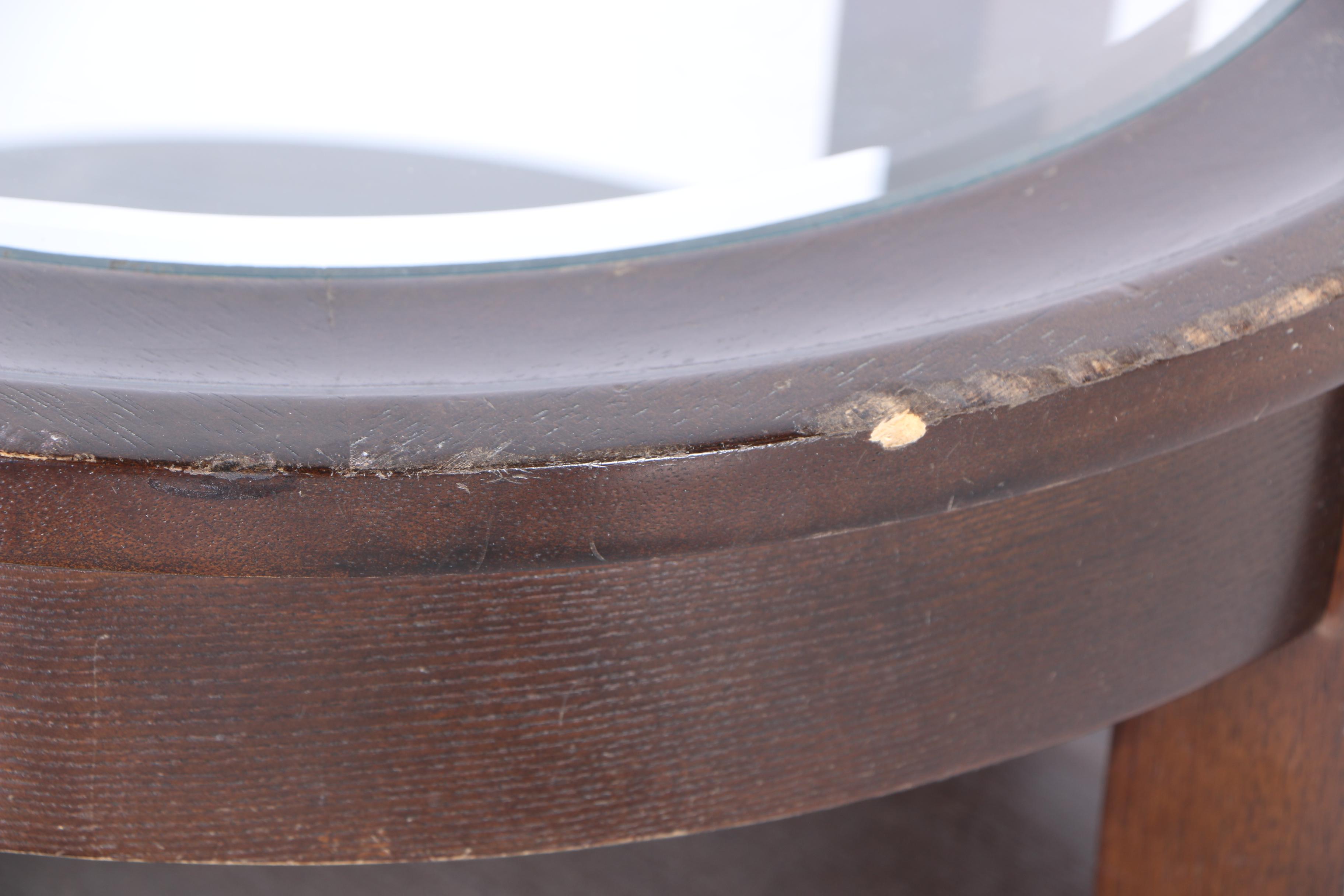 Glass Top Side Table