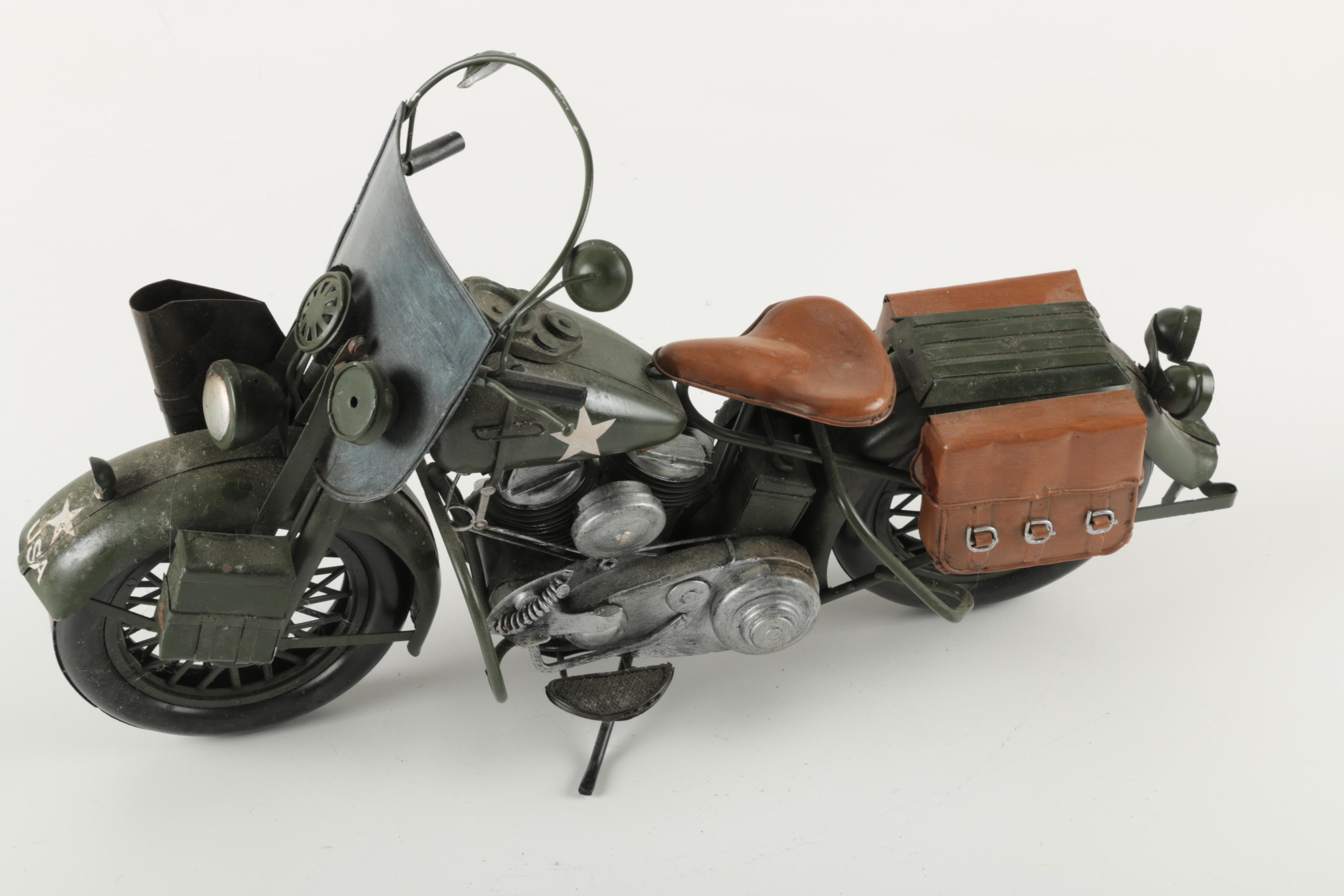Indian and Military Die-Cast Motorcycles