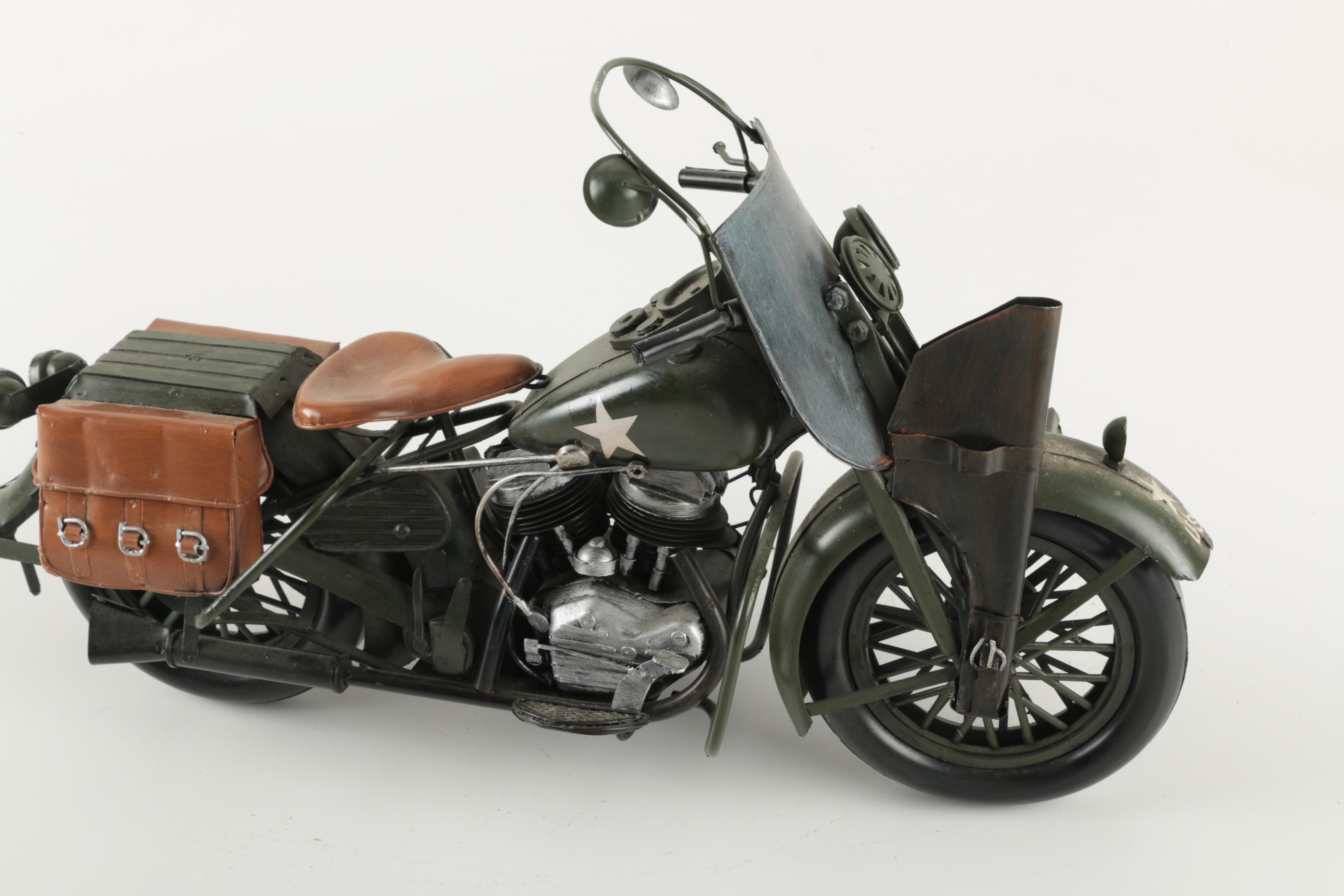 Indian and Military Die-Cast Motorcycles