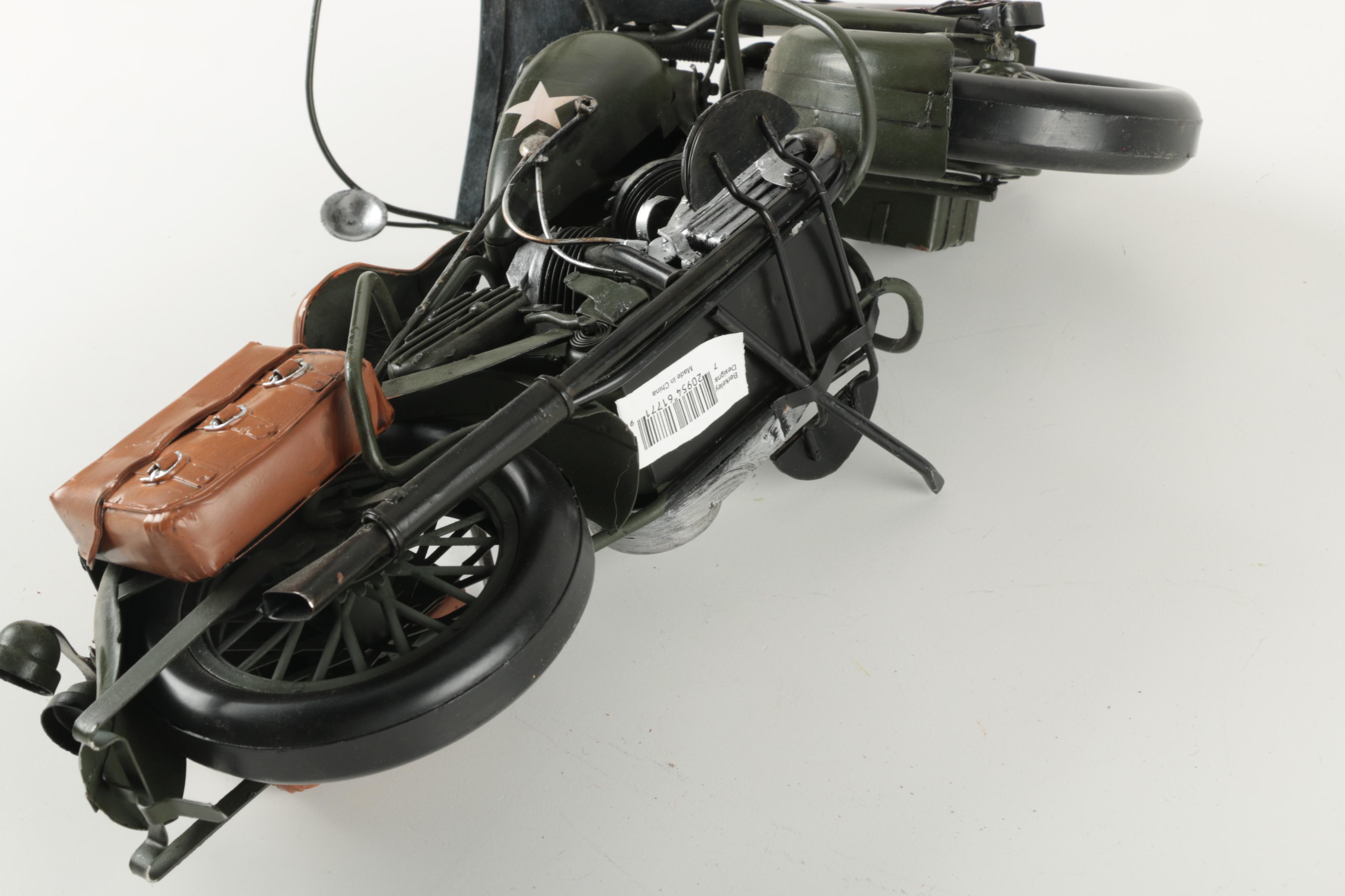 Indian and Military Die-Cast Motorcycles