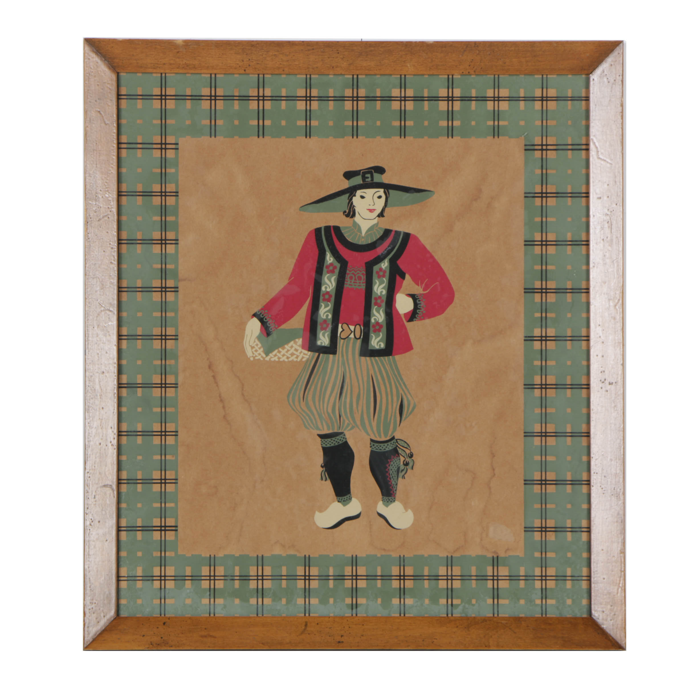 Serigraph on Paper of Fashion Illustration