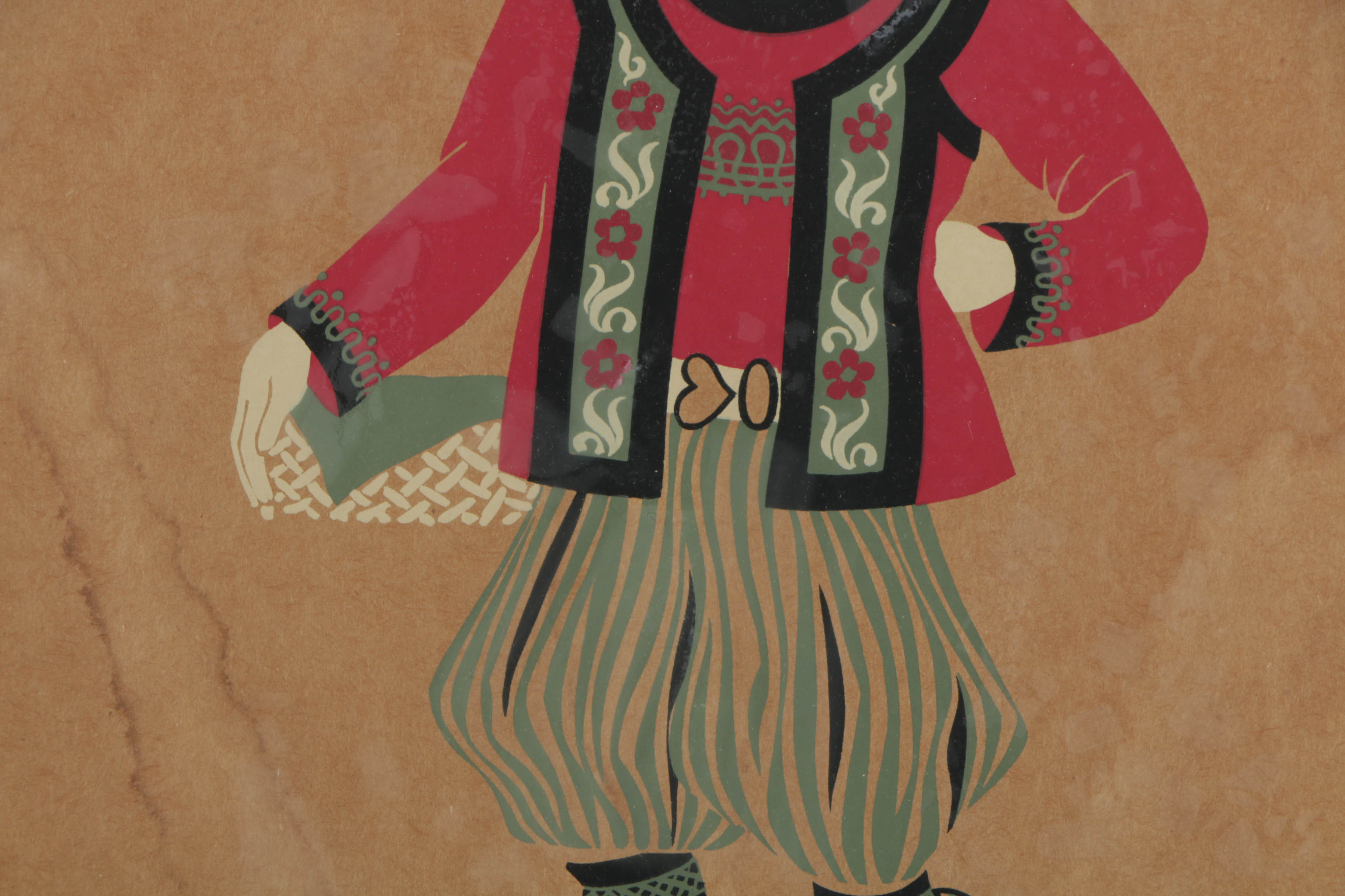 Serigraph on Paper of Fashion Illustration