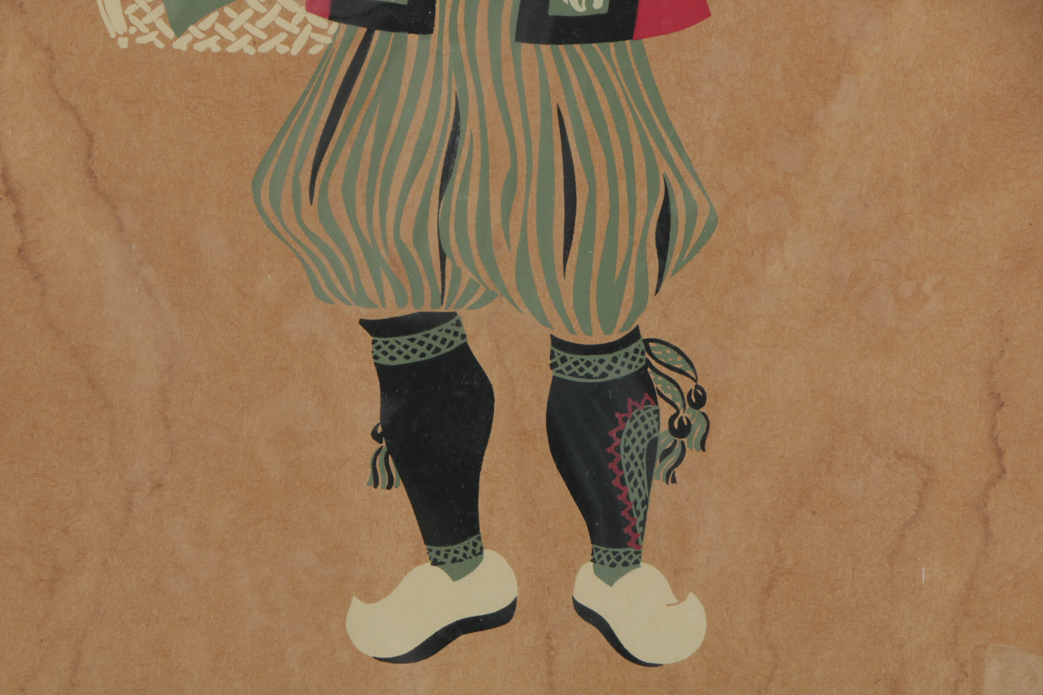 Serigraph on Paper of Fashion Illustration