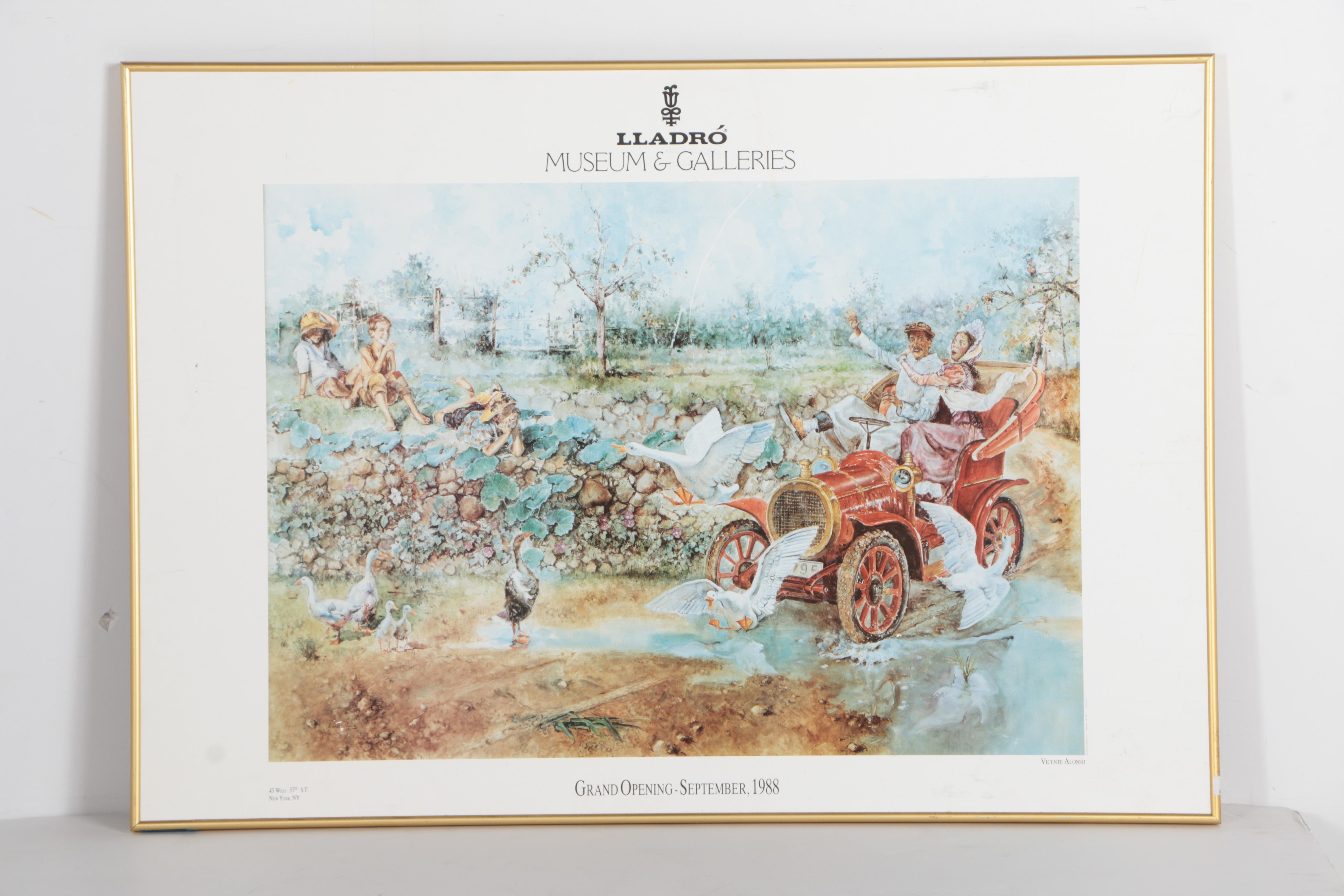 New River Gallery and Lladro Museum & Galleries Offset Lithograph Gallery Prints