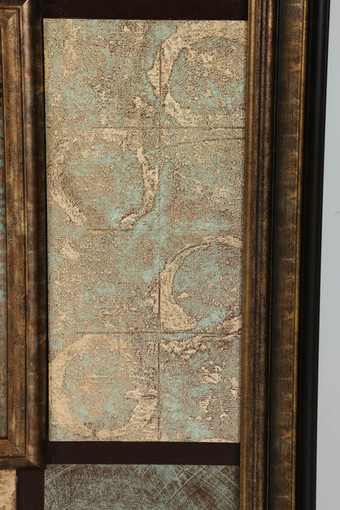 Offset Lithograph on Paper Abstract Collage