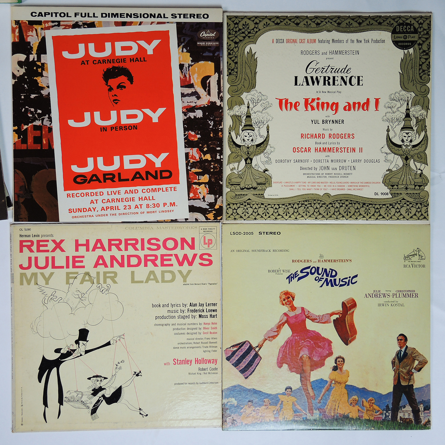 Vintage Broadway and Soundtrack LPs