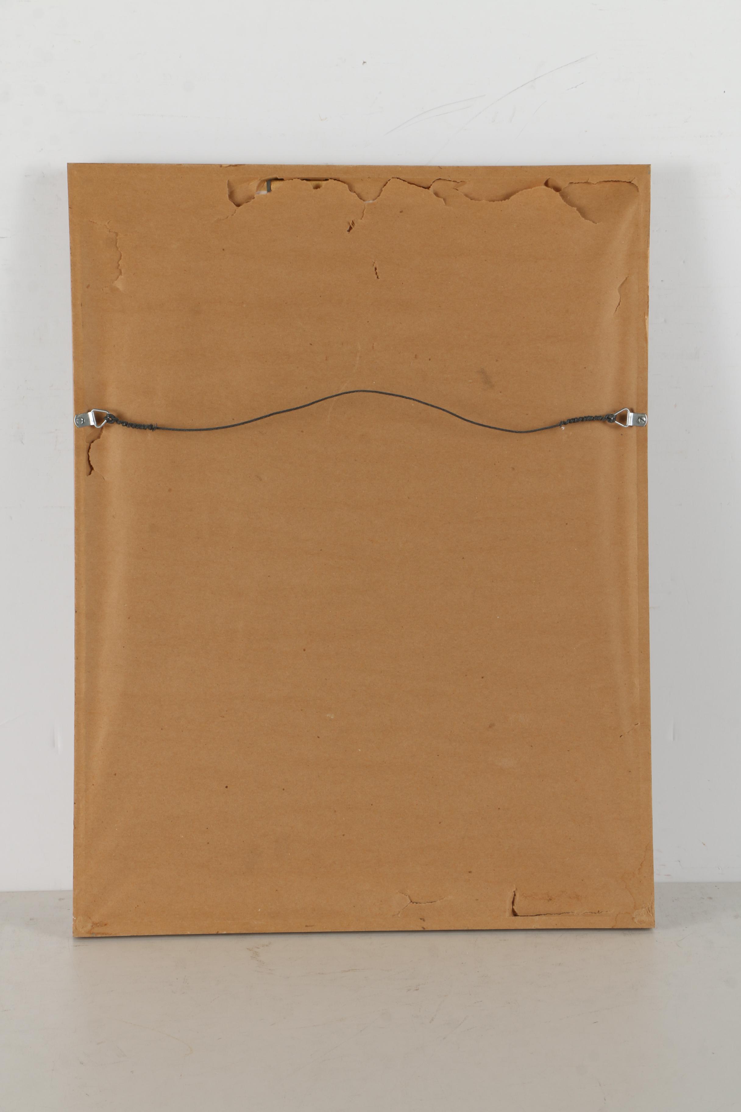 Signed Watercolor Paper Collage "Love's Guise"