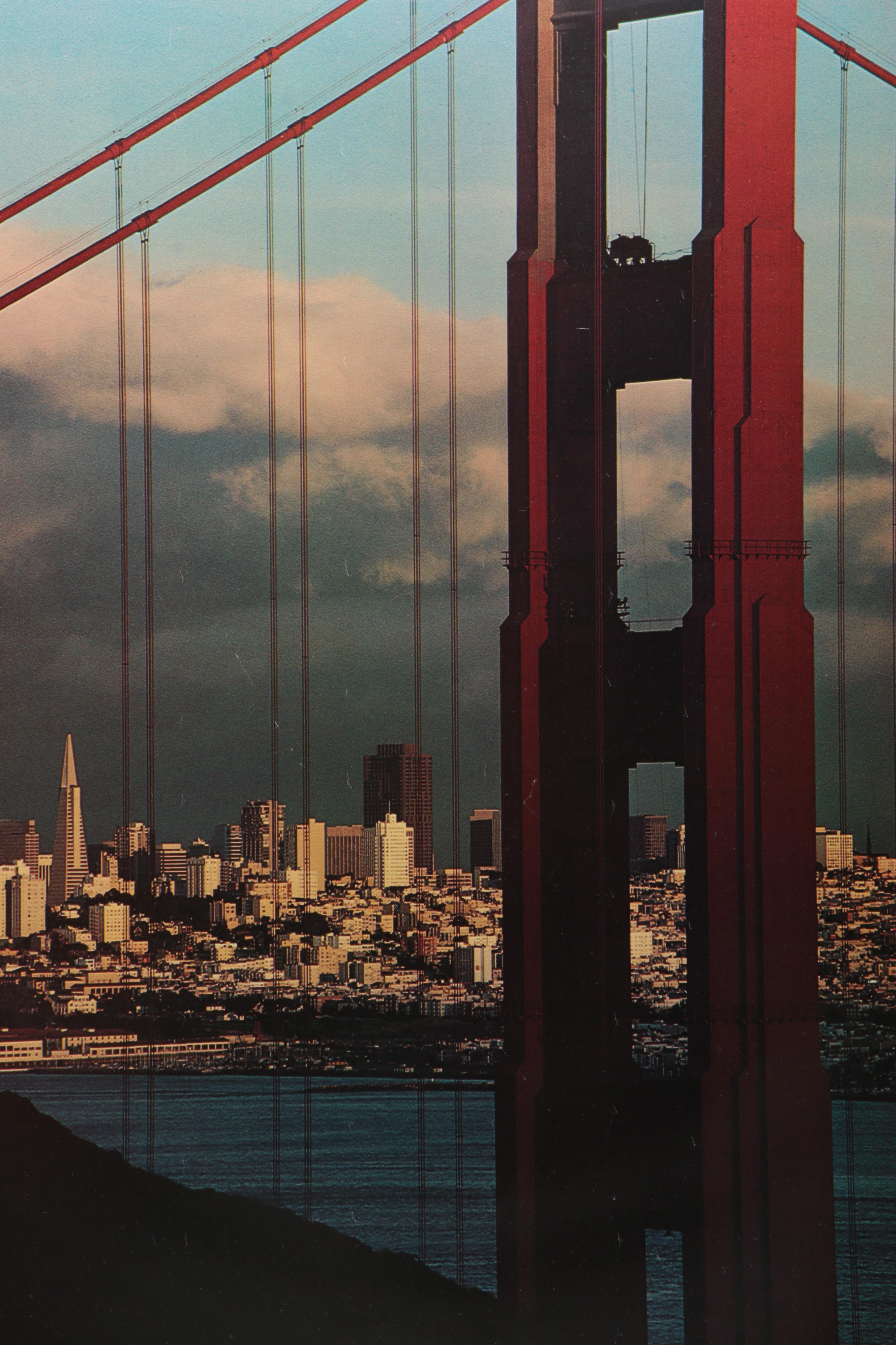 San Francisco Poster With Golden Gate Bridge