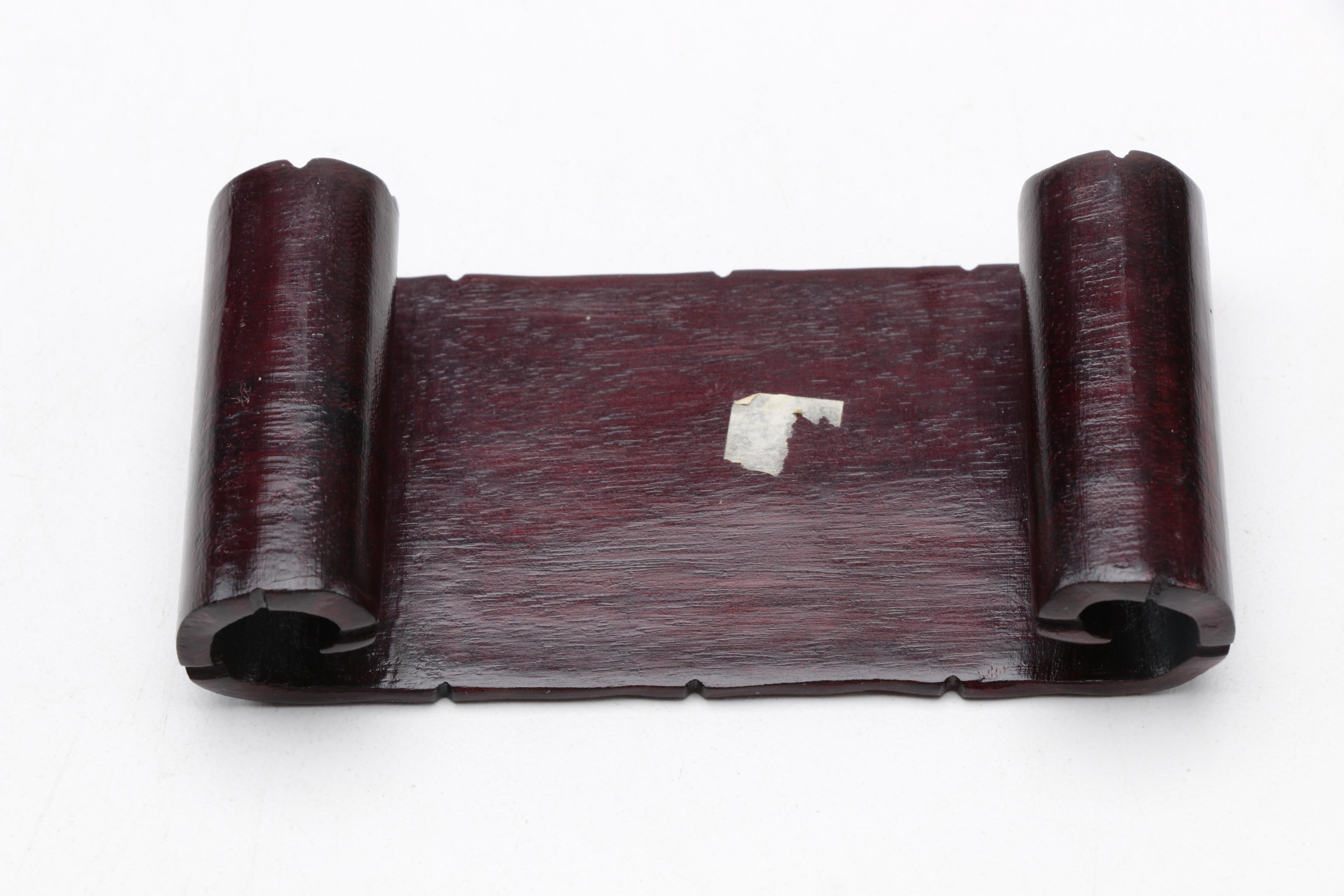 Stone Décor Pieces Including Chinese Dragon and Pendant