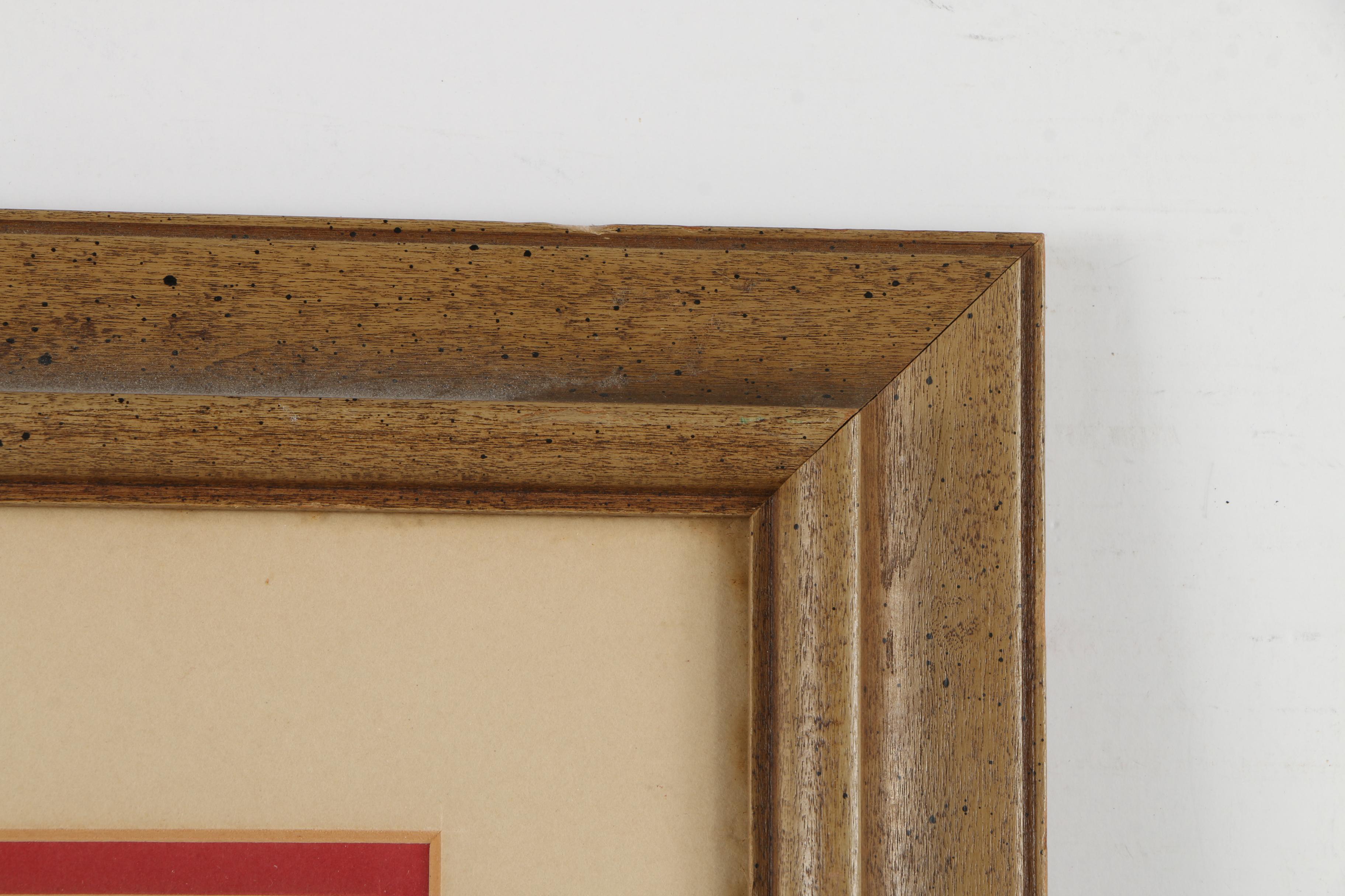 Hand Colored Etching of Rothenburg ob der Tauber "Weißerturm"