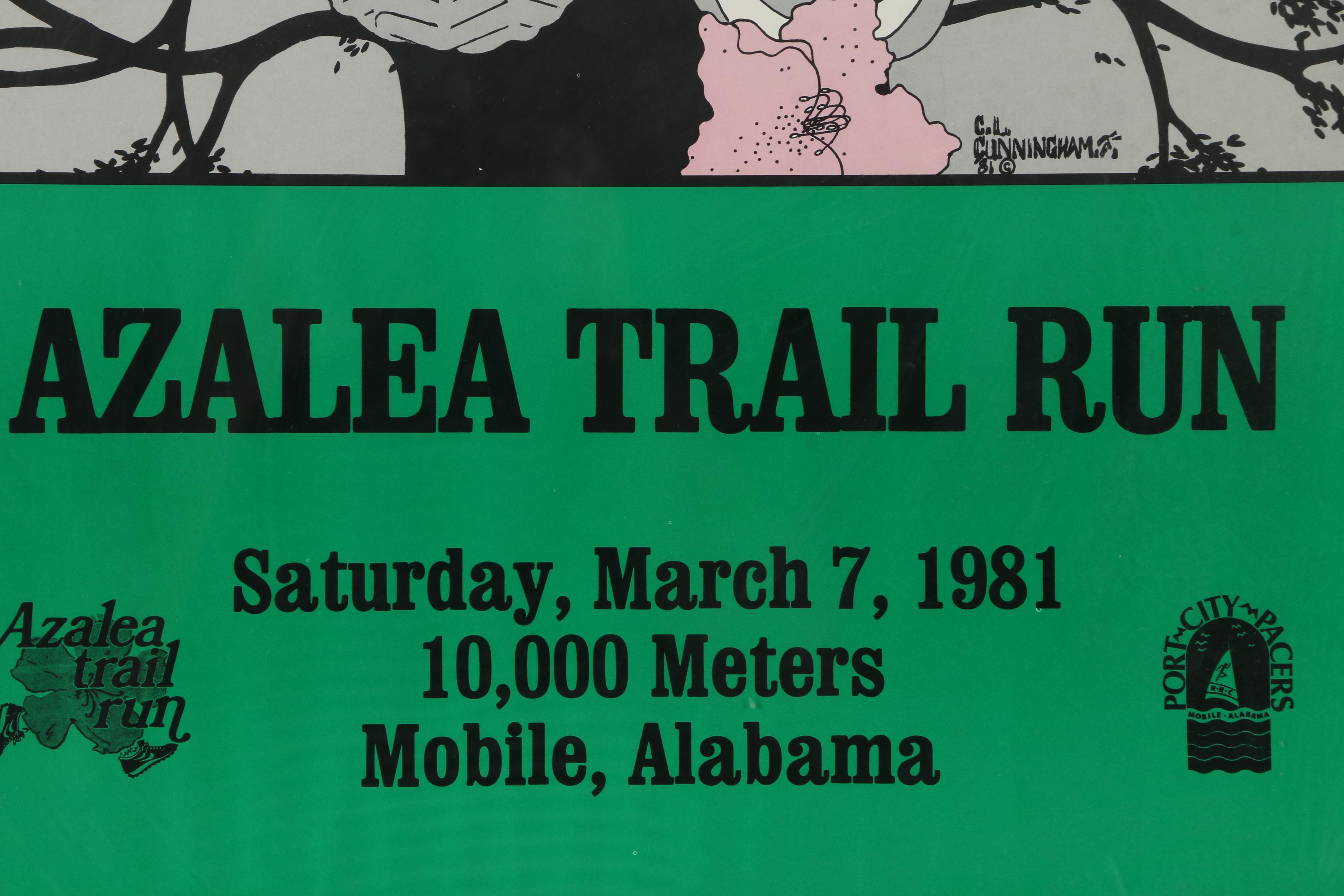 Giclee Poster For Azalea Trail Run After C. L. Cunningham