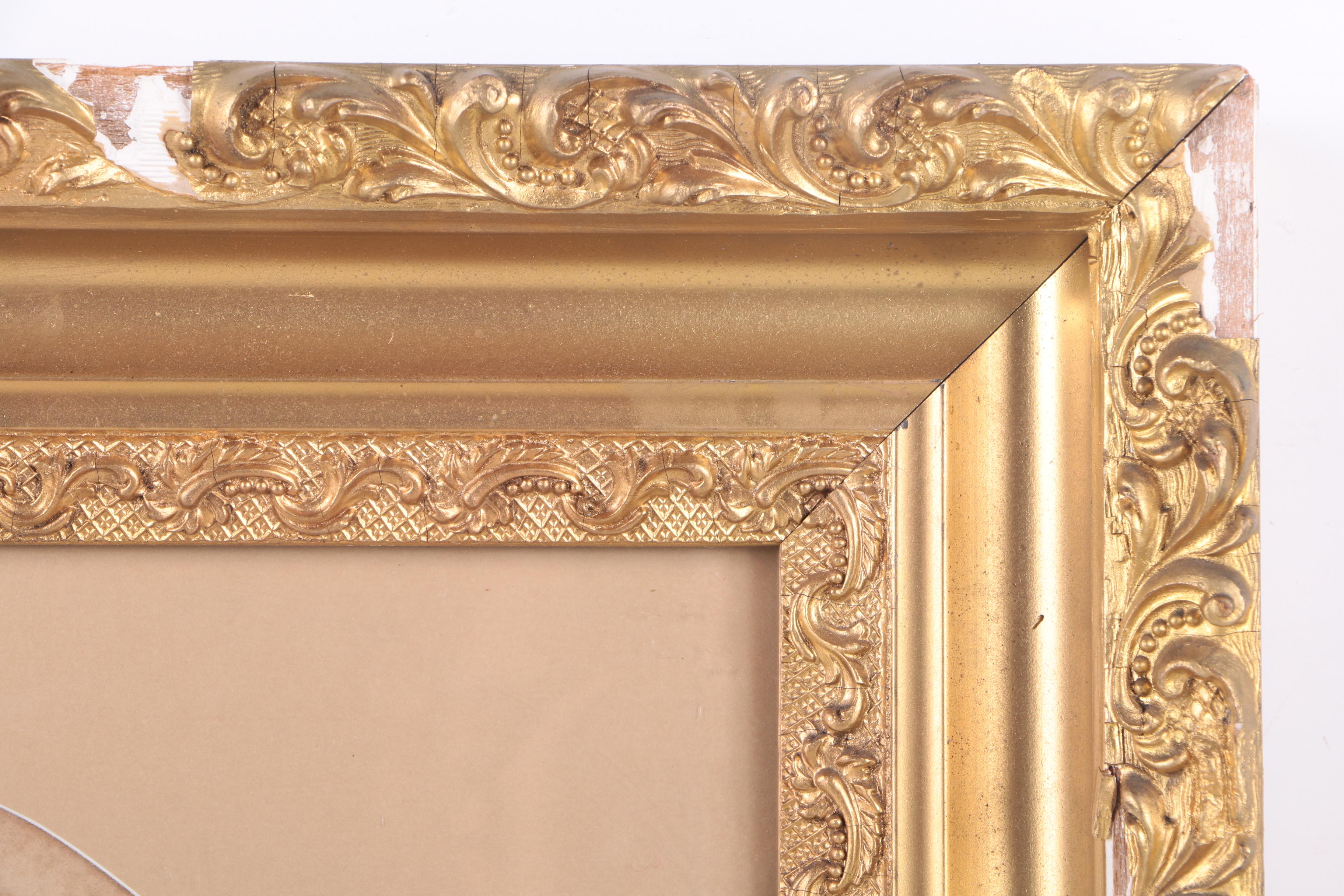 Intaglio Print of Woman in Veil