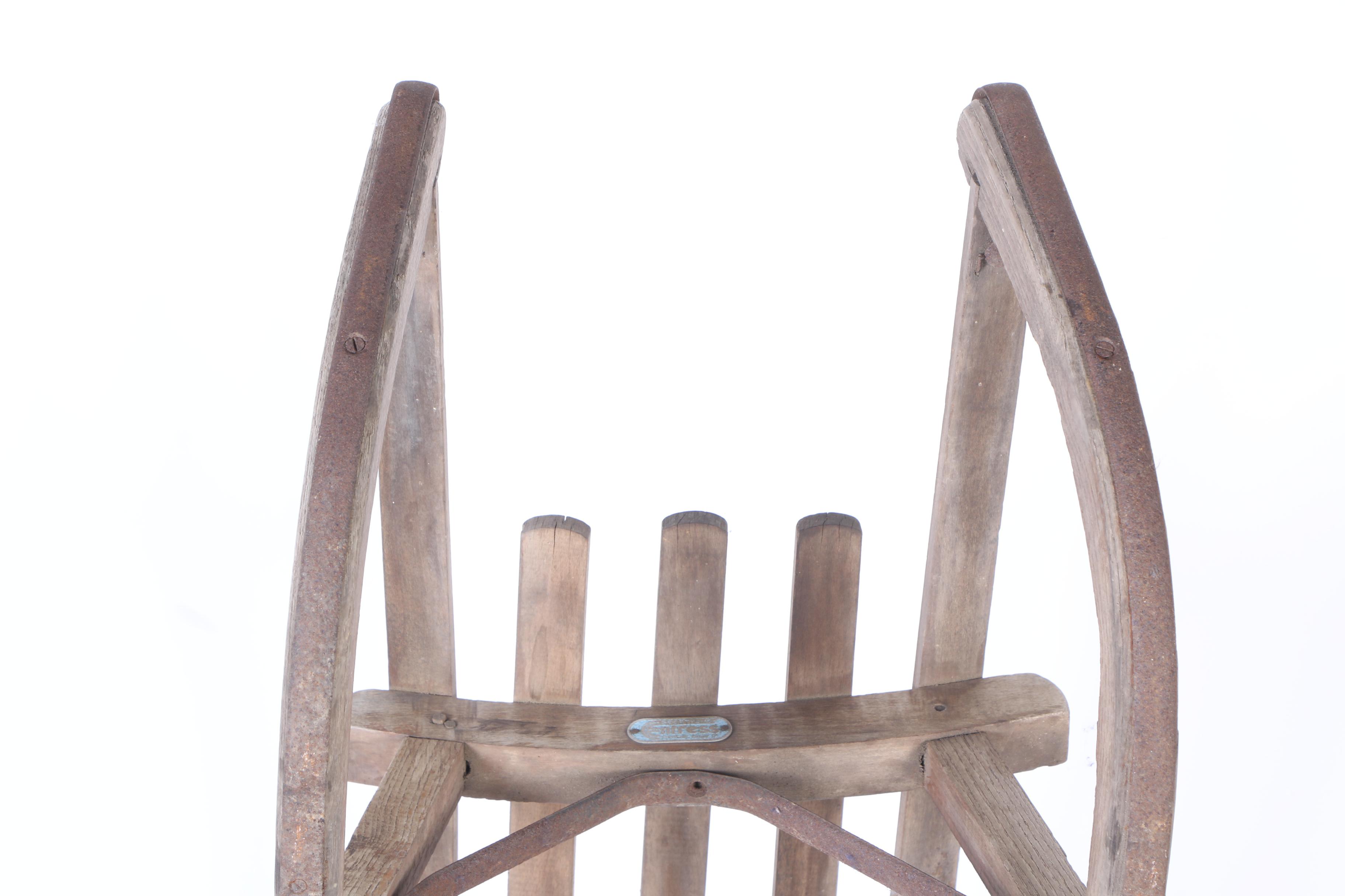 Sporthaus Vintage Wooden Sled