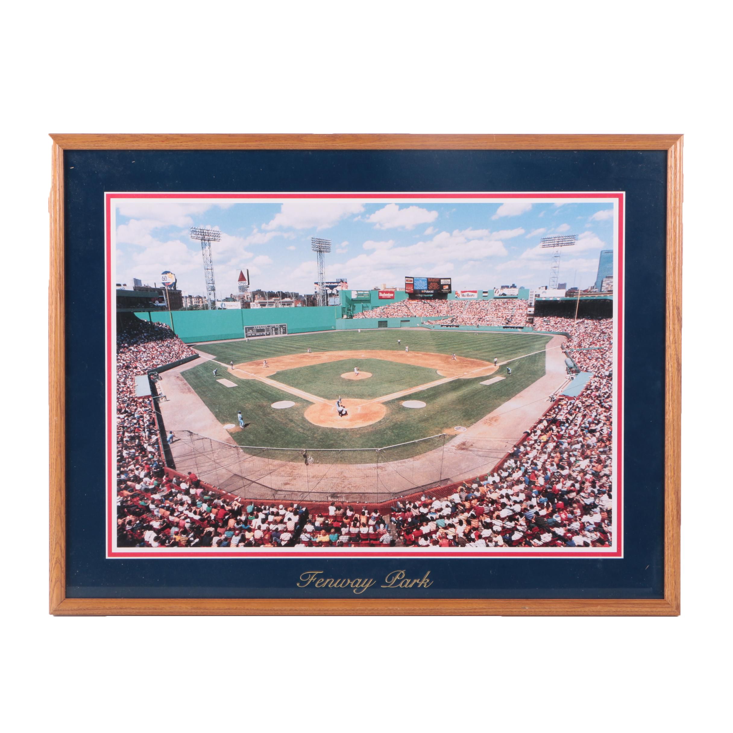 Offset Lithograph on Paper of Fenway Park