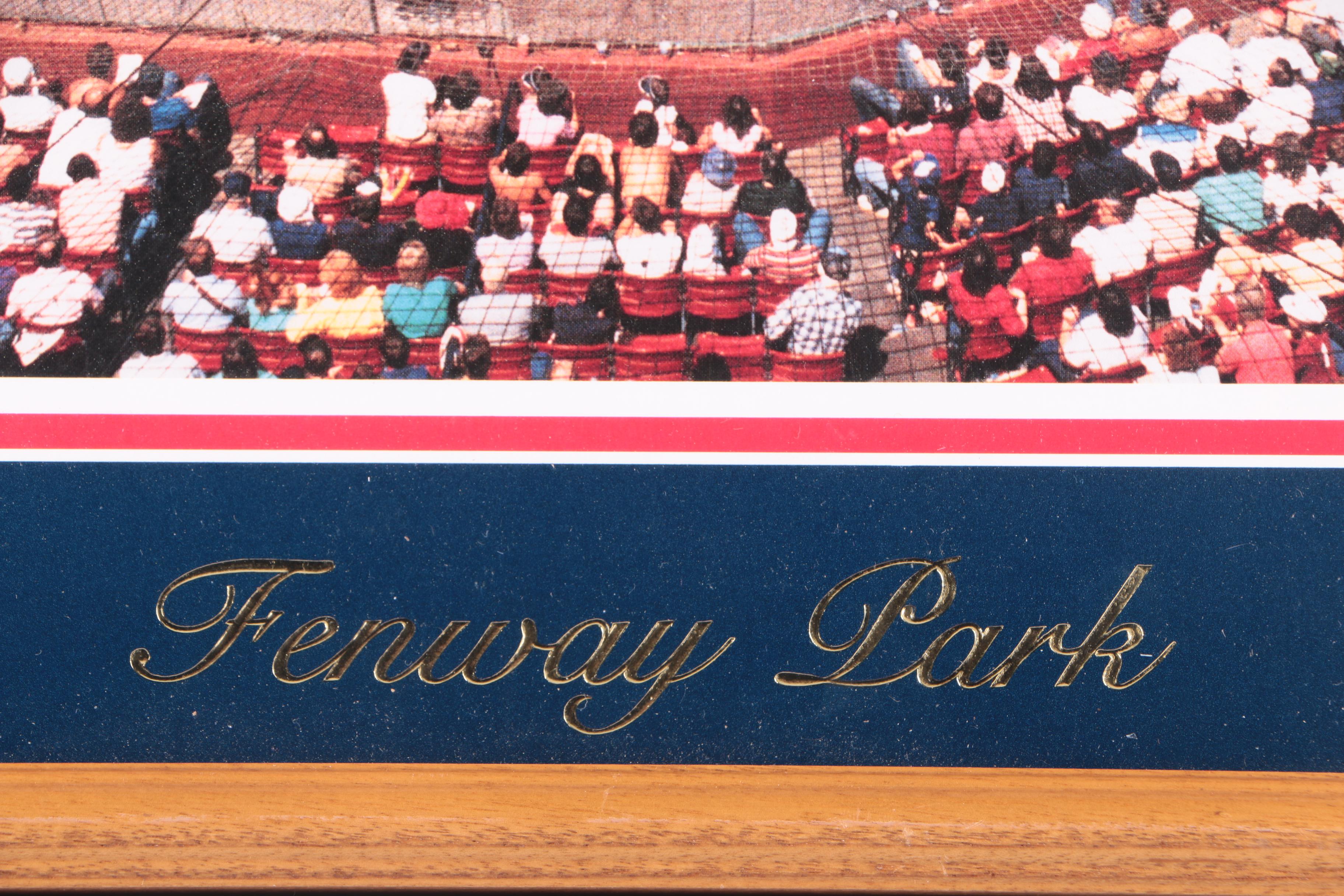 Offset Lithograph on Paper of Fenway Park