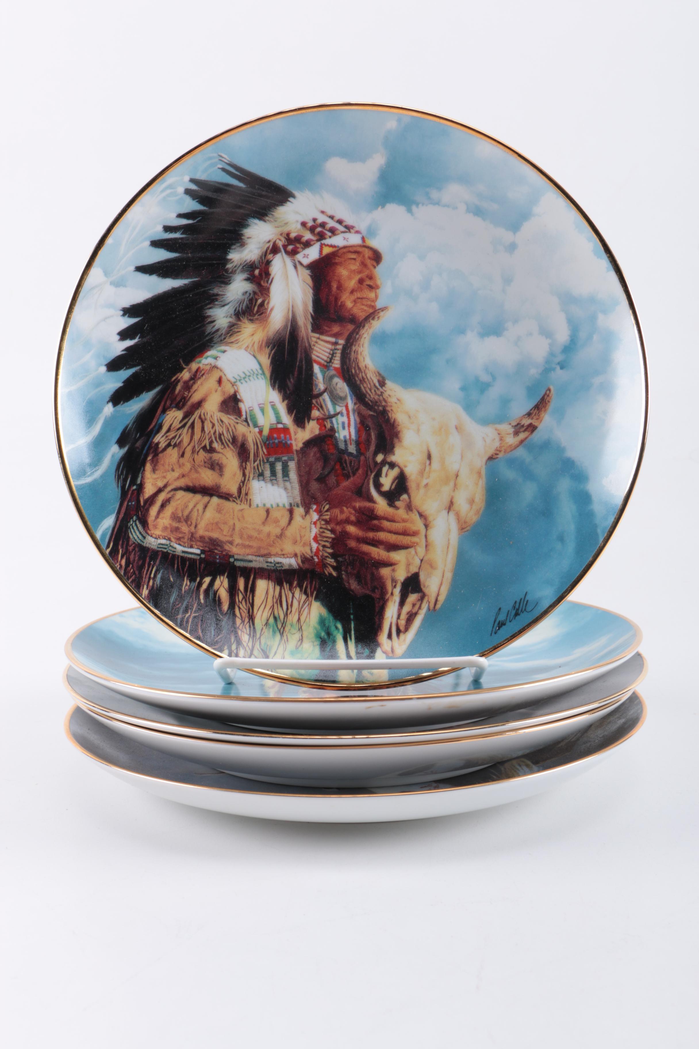 Assorted Collectible Plates and Mugs Featuring Norman Rockwell