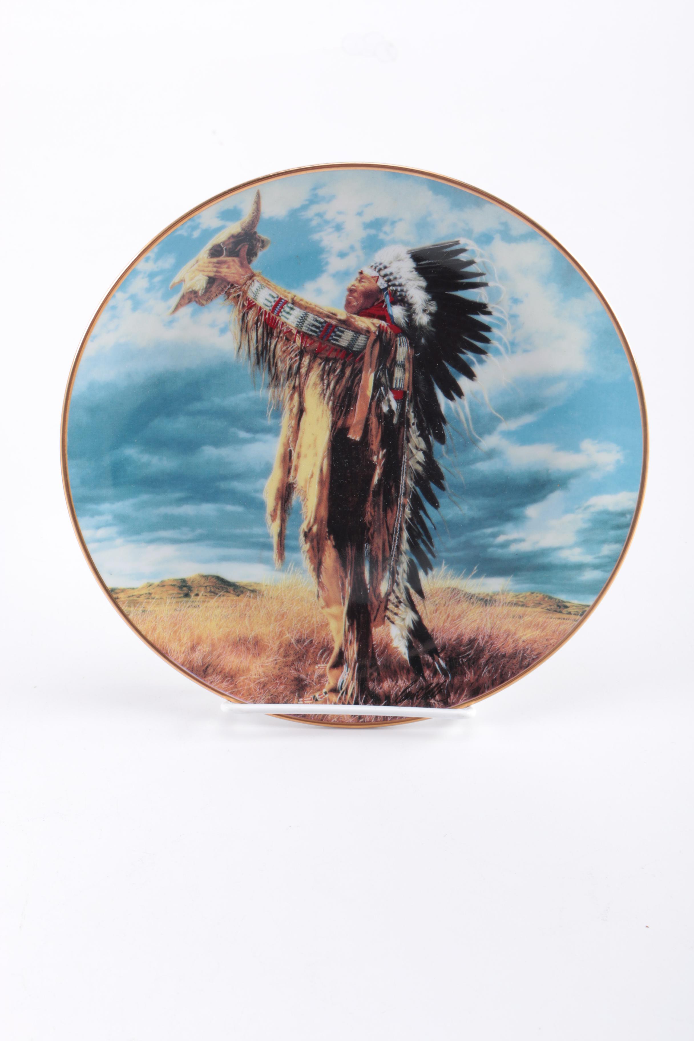 Assorted Collectible Plates and Mugs Featuring Norman Rockwell