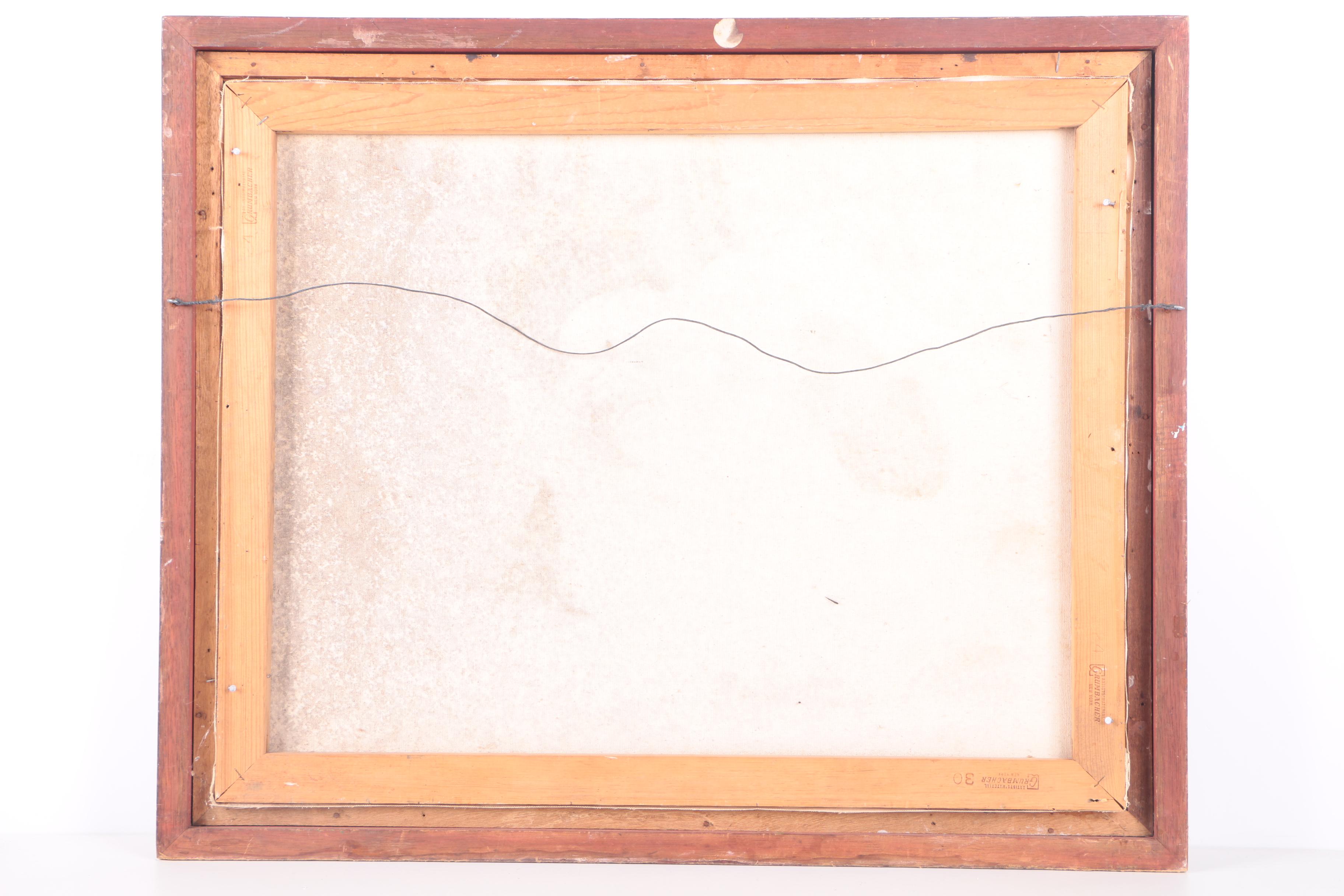 A. Gordon Acrylic Still Life Painting of Vegetables