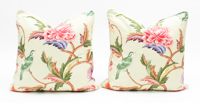 Floral Patterned Throw Pillows