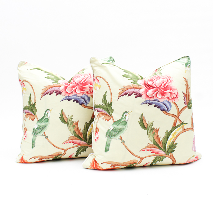 Floral Patterned Throw Pillows