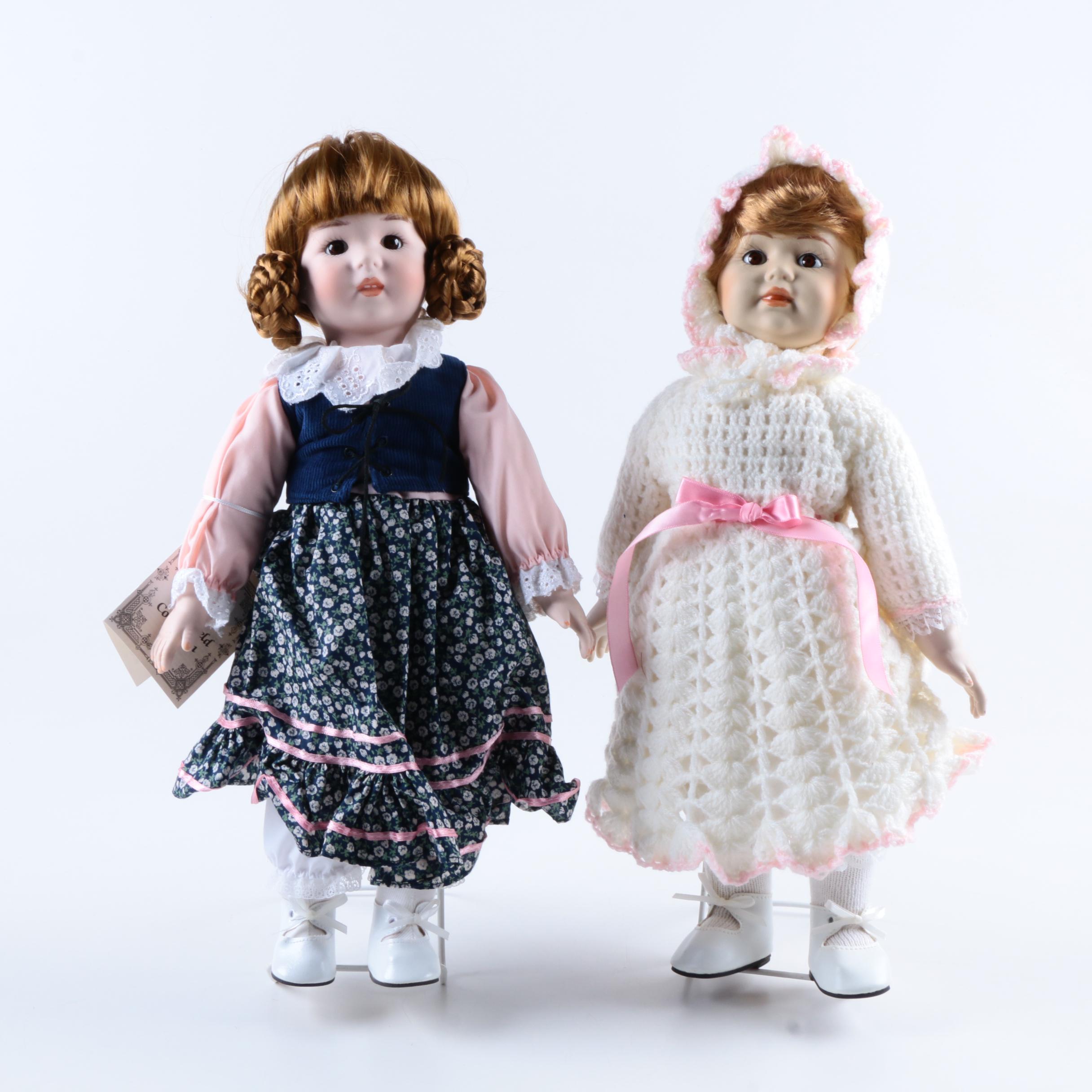 Musical Martha Hatfield Collection Porcelain Musical Dolls