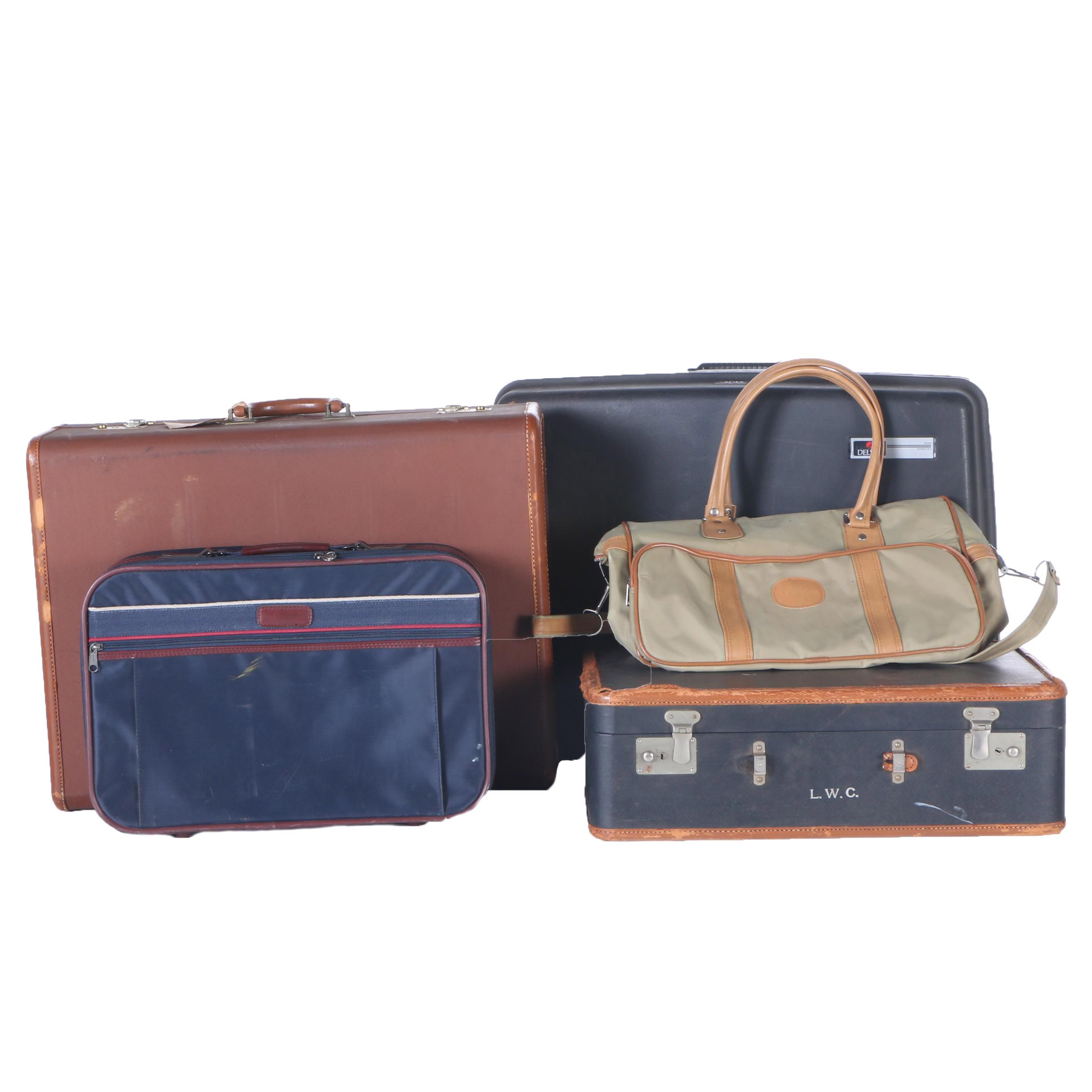 Assorted Vintage Luggage